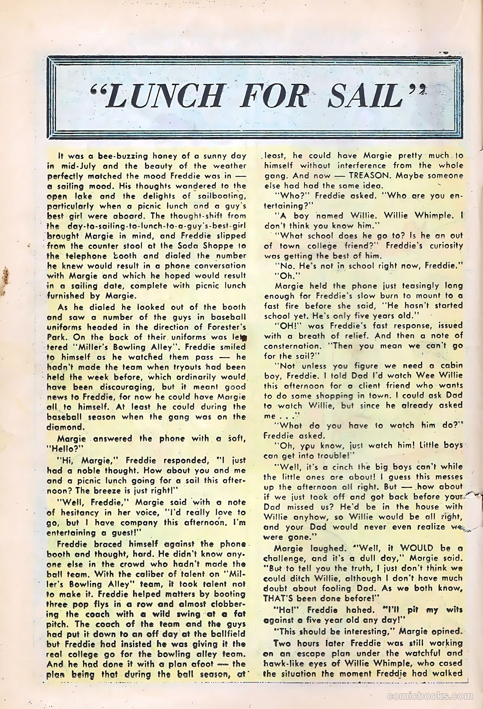 My Little Margie's Boy Friends #2 — page 18 of 36