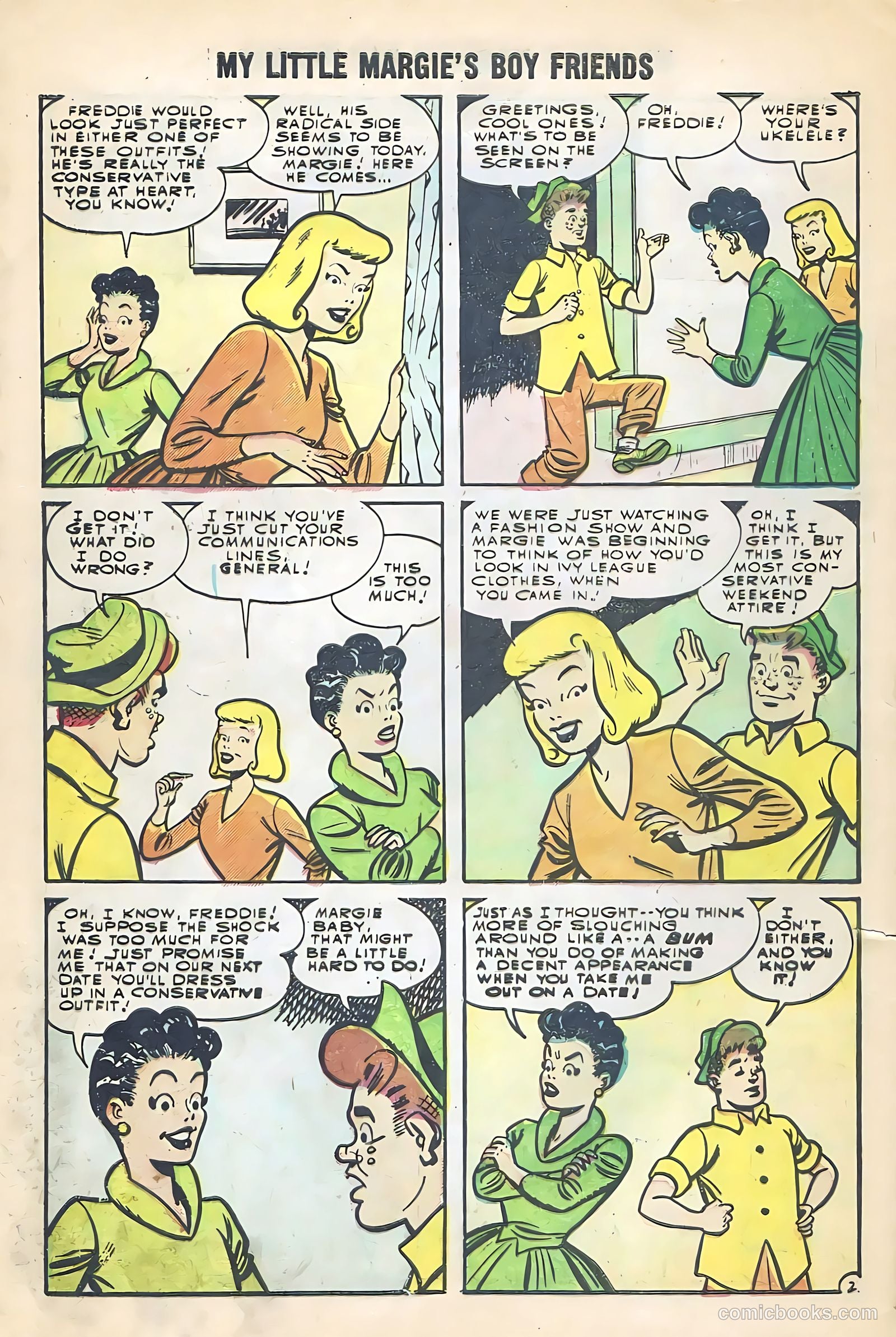 My Little Margie's Boy Friends #2 — page 32 of 36