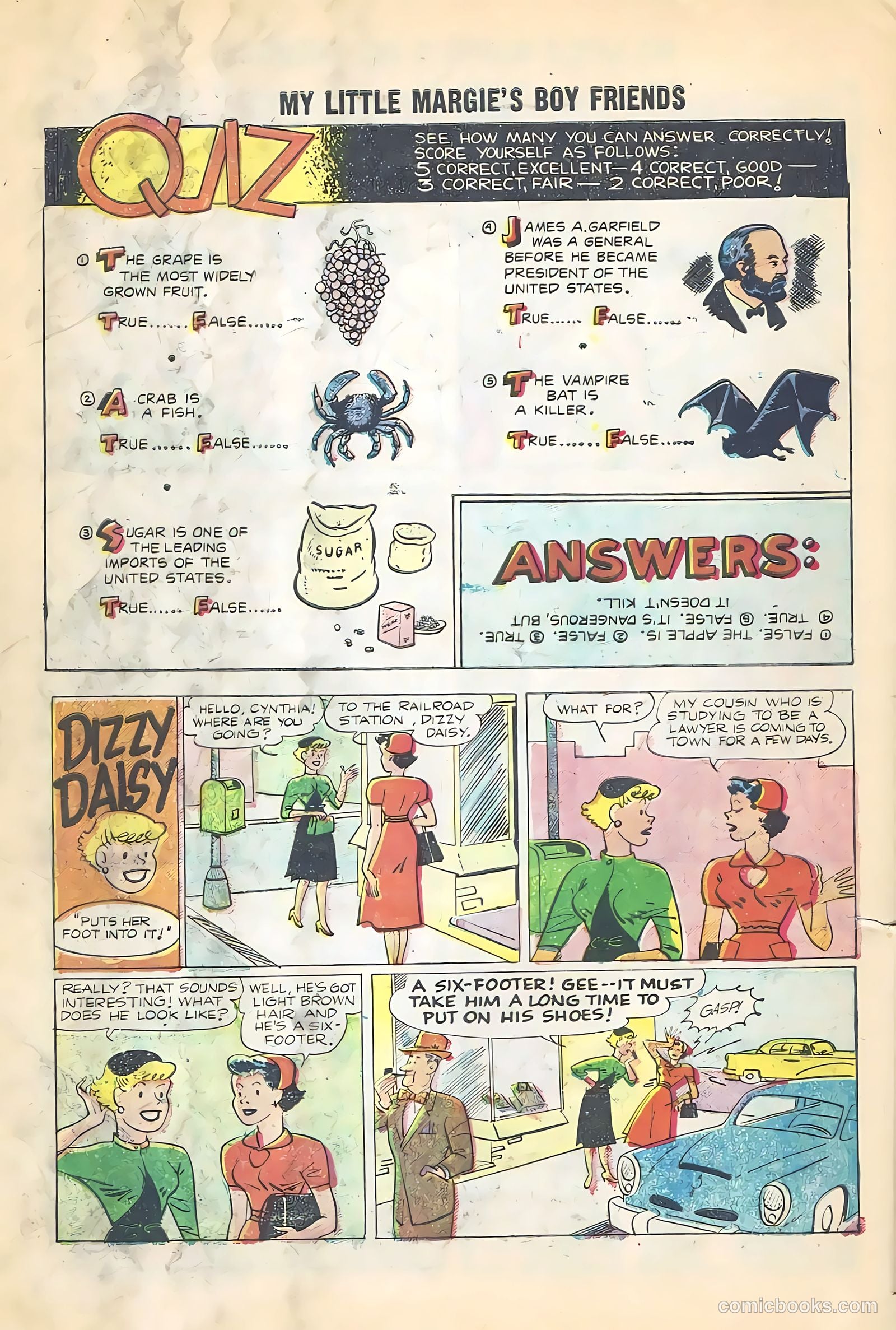 My Little Margie's Boy Friends #2 — page 34 of 36