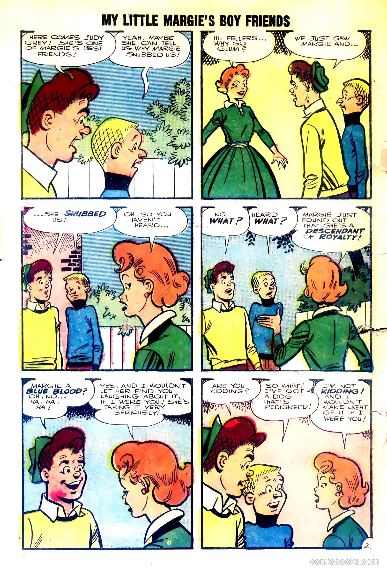 My Little Margie's Boy Friends #4 — page 4 of 36