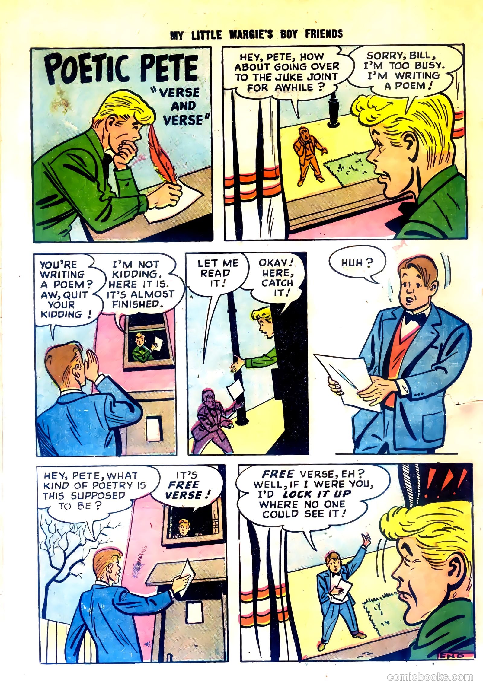 My Little Margie's Boy Friends #4 — page 34 of 36