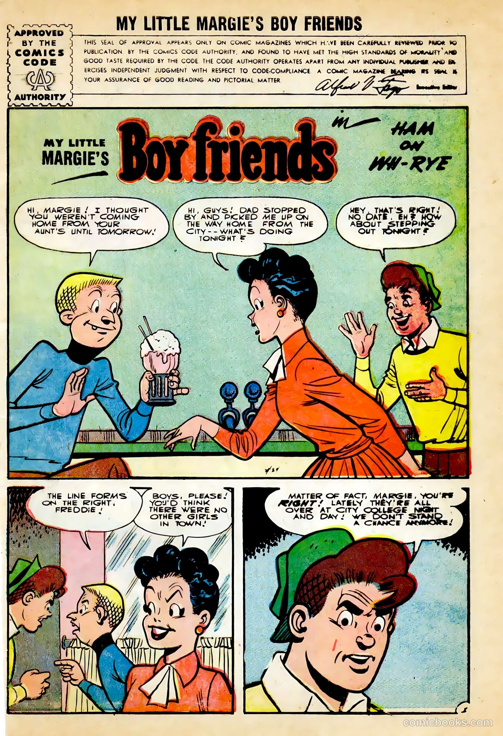 My Little Margie's Boy Friends #5 — page 3 of 36