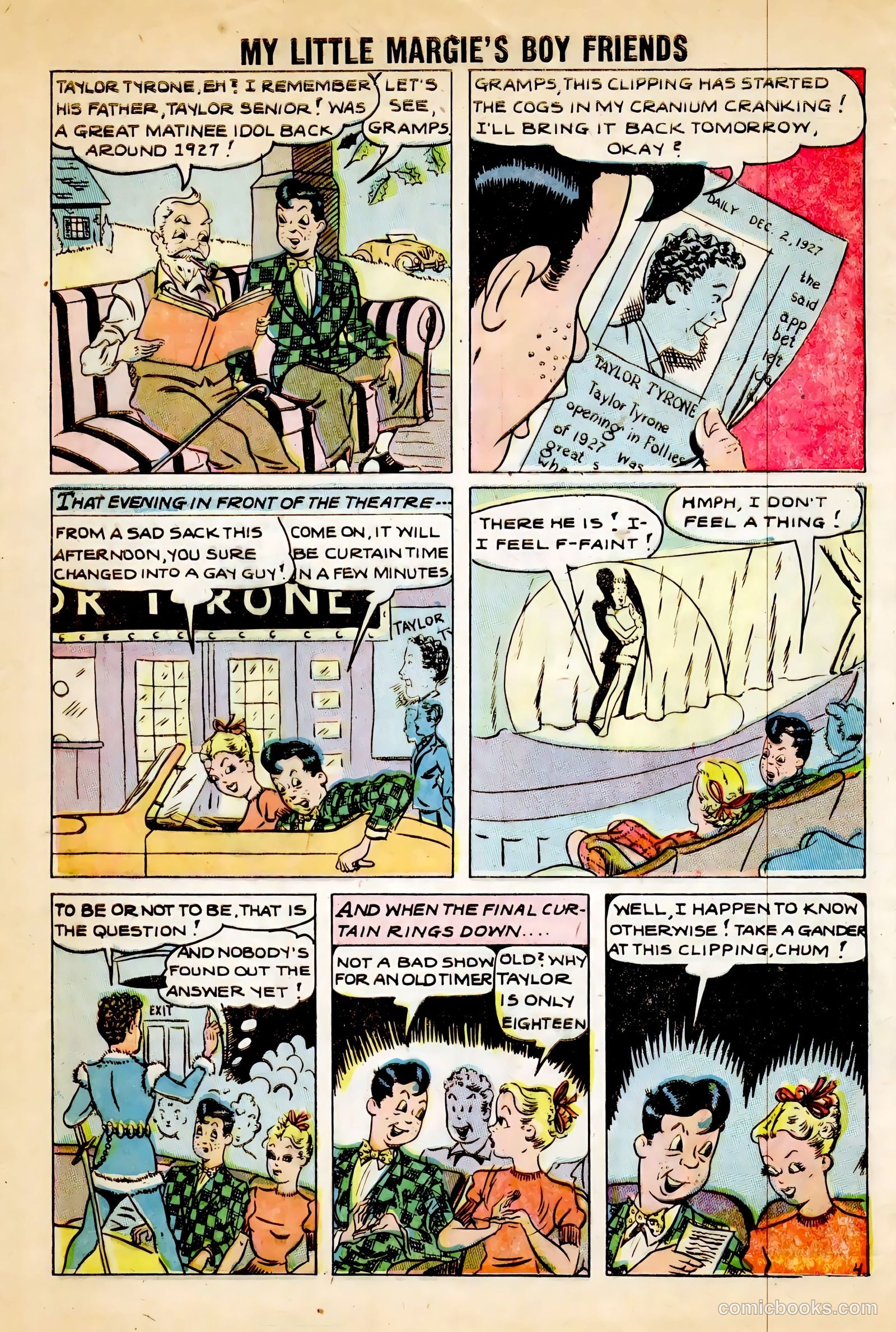 My Little Margie's Boy Friends #5 — page 32 of 36