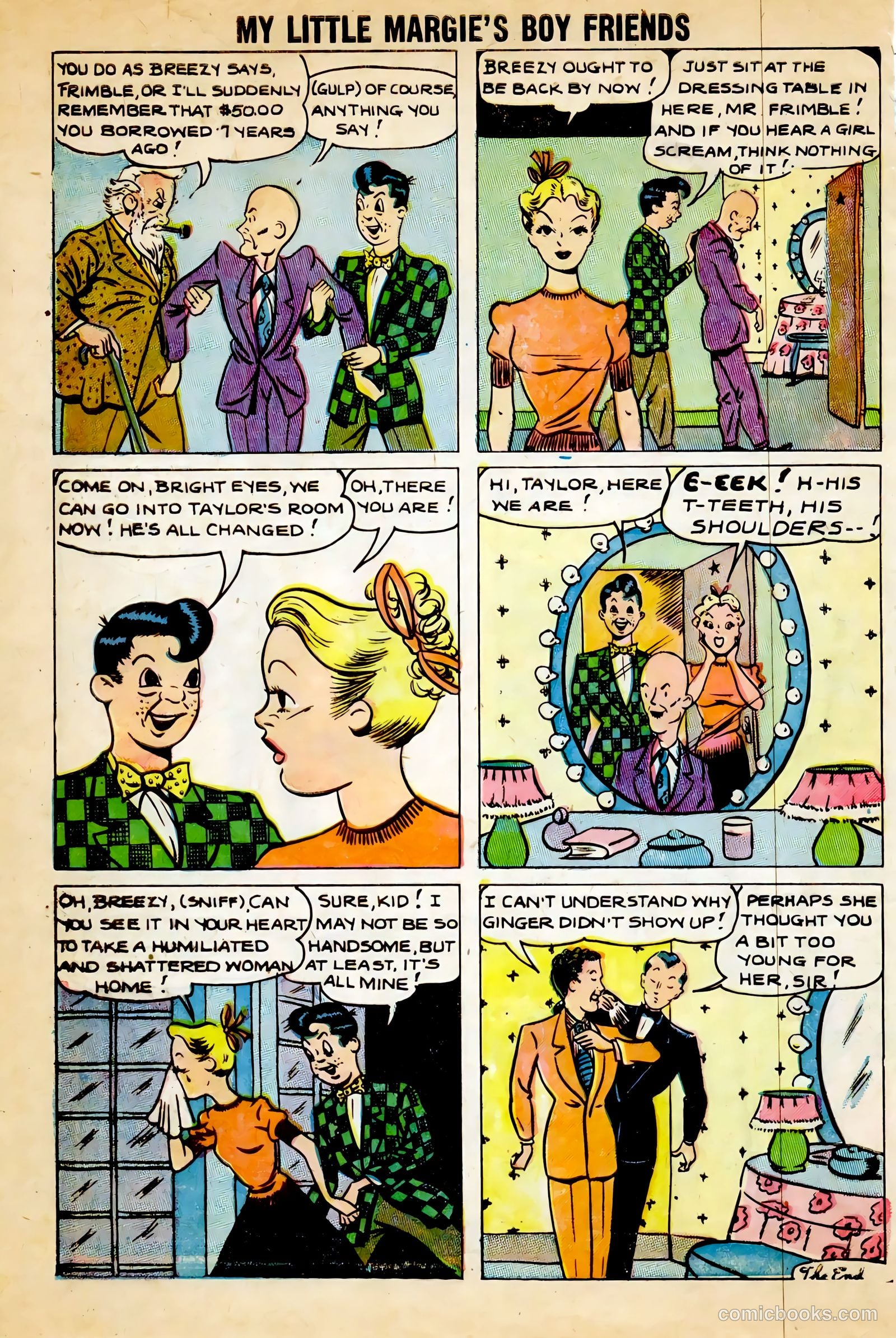 My Little Margie's Boy Friends #5 — page 34 of 36
