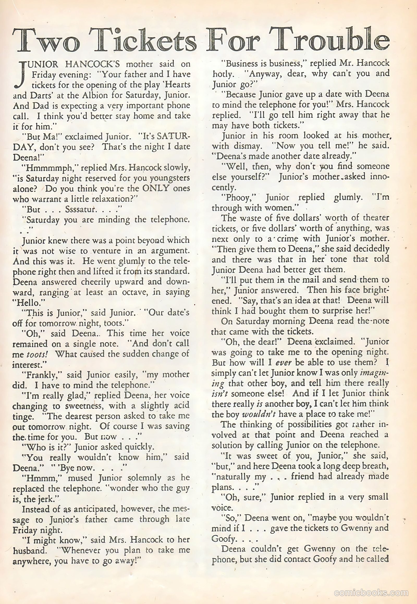 My Little Margie's Boy Friends #6 — page 21 of 36