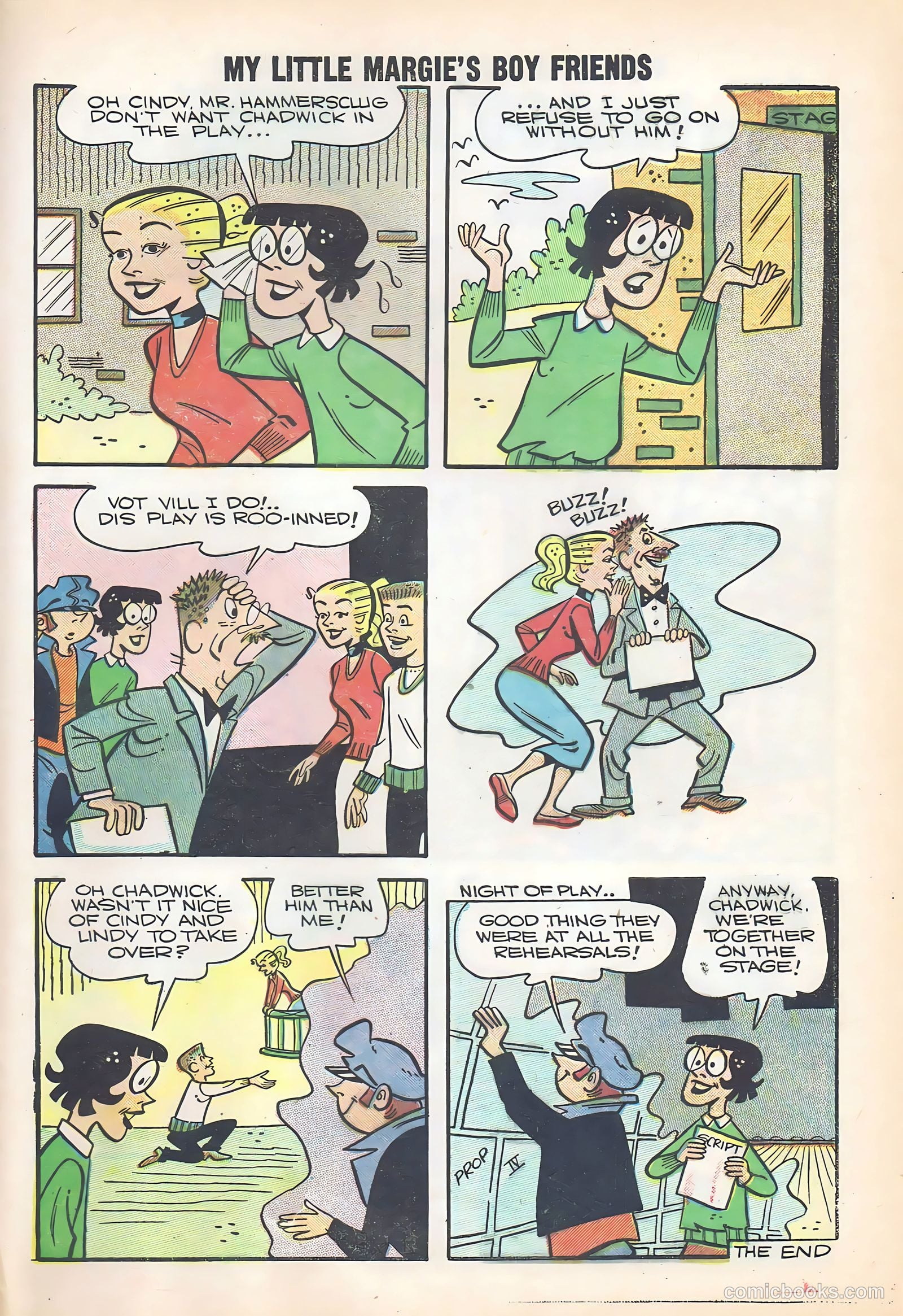 My Little Margie's Boy Friends #6 — page 33 of 36