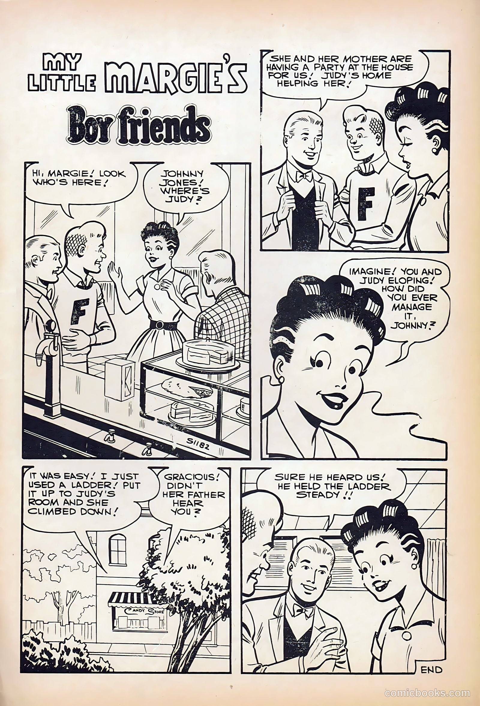 My Little Margie's Boy Friends #6 — page 35 of 36
