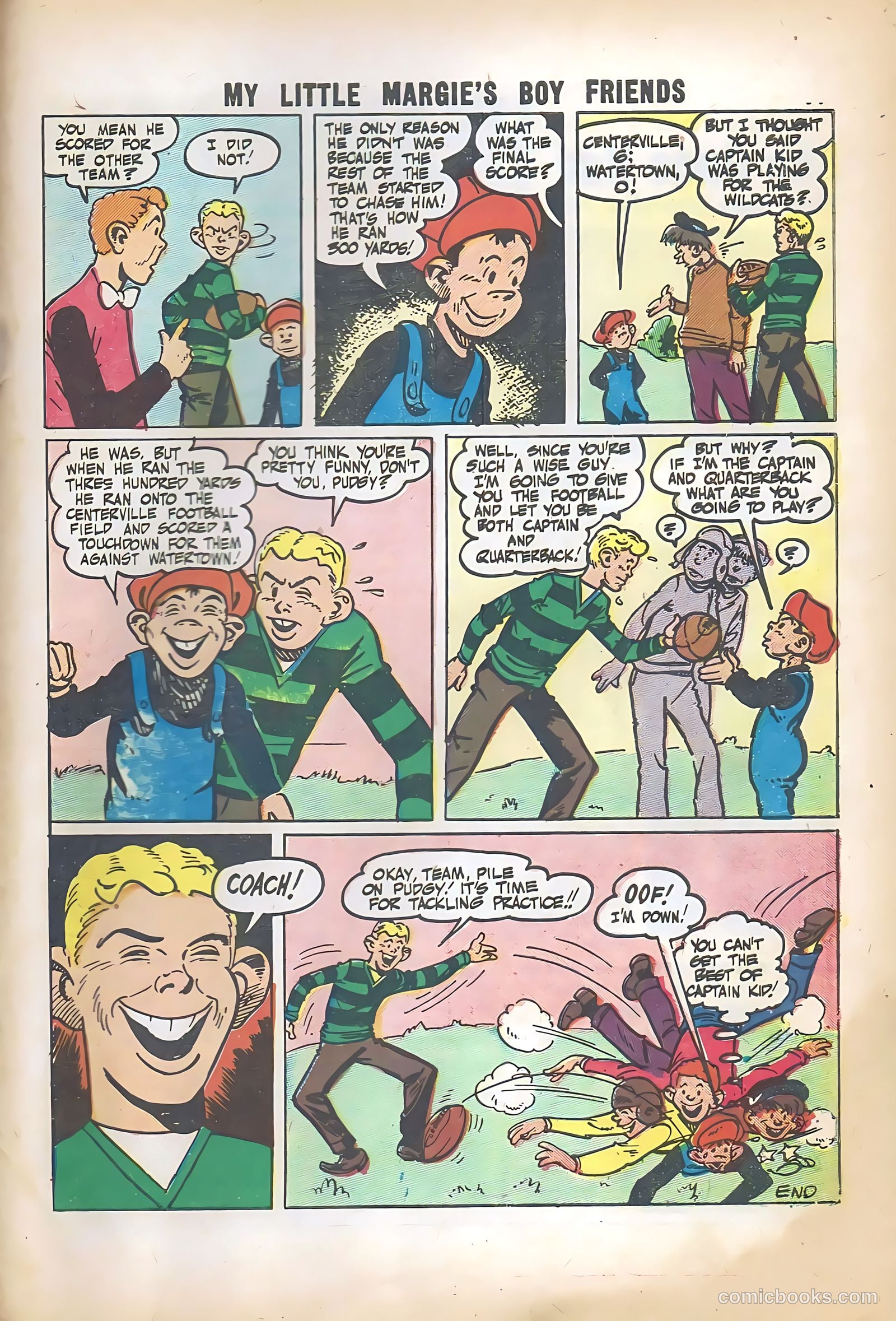 My Little Margie's Boy Friends #8 — page 33 of 36