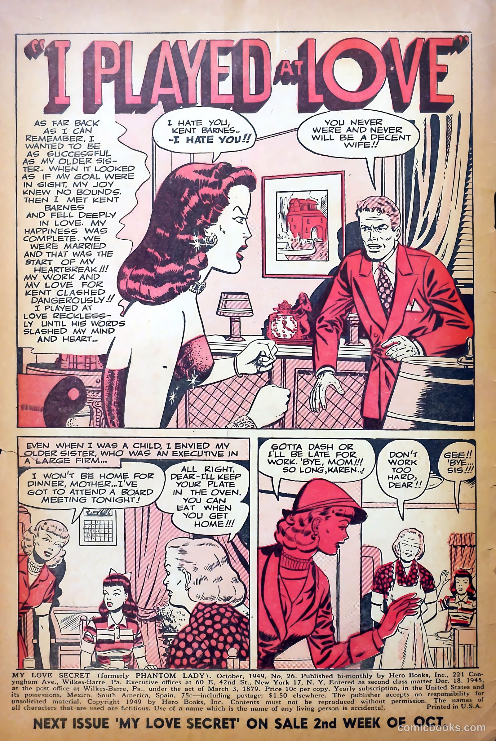 My Love Secret #26 — page 2 of 36