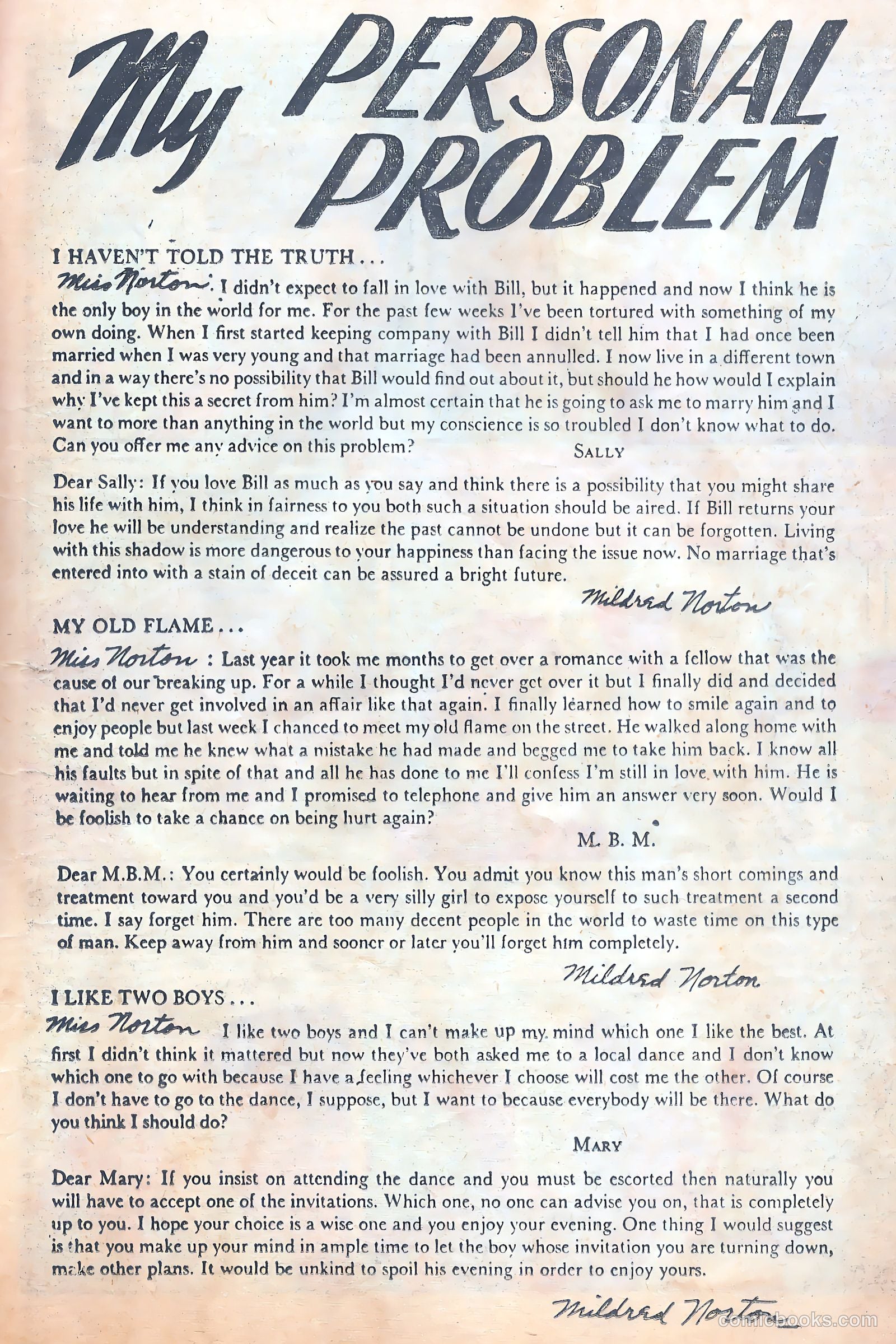 My Personal Problem #1 — page 13 of 36