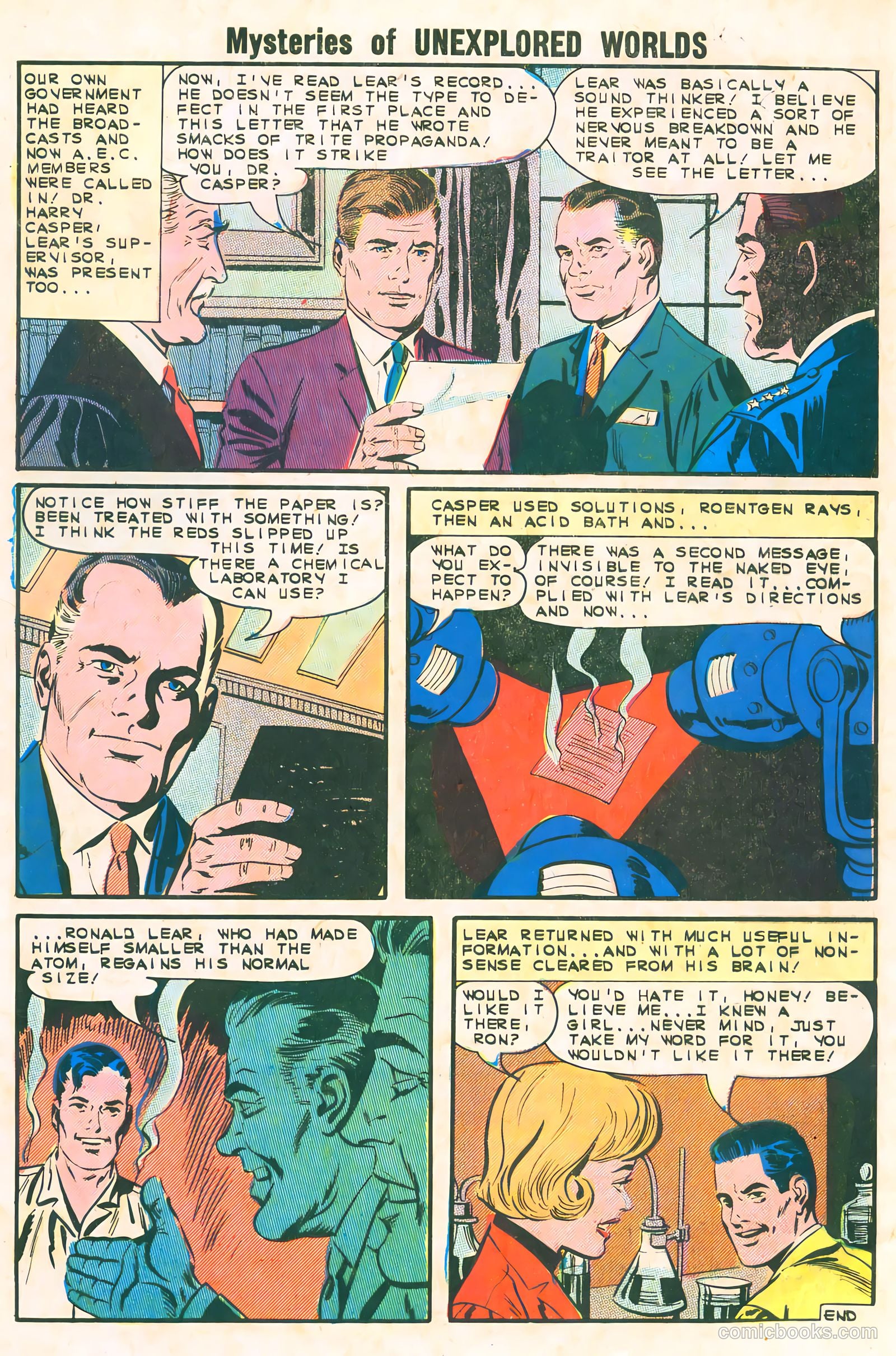 Mysteries of Unexplored Worlds #37 — page 32 of 36