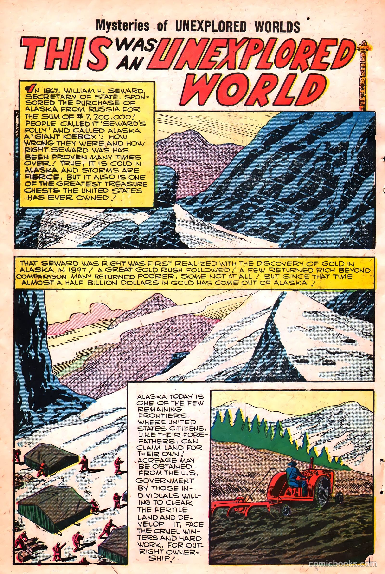 Mysteries of Unexplored Worlds #7 — page 8 of 68