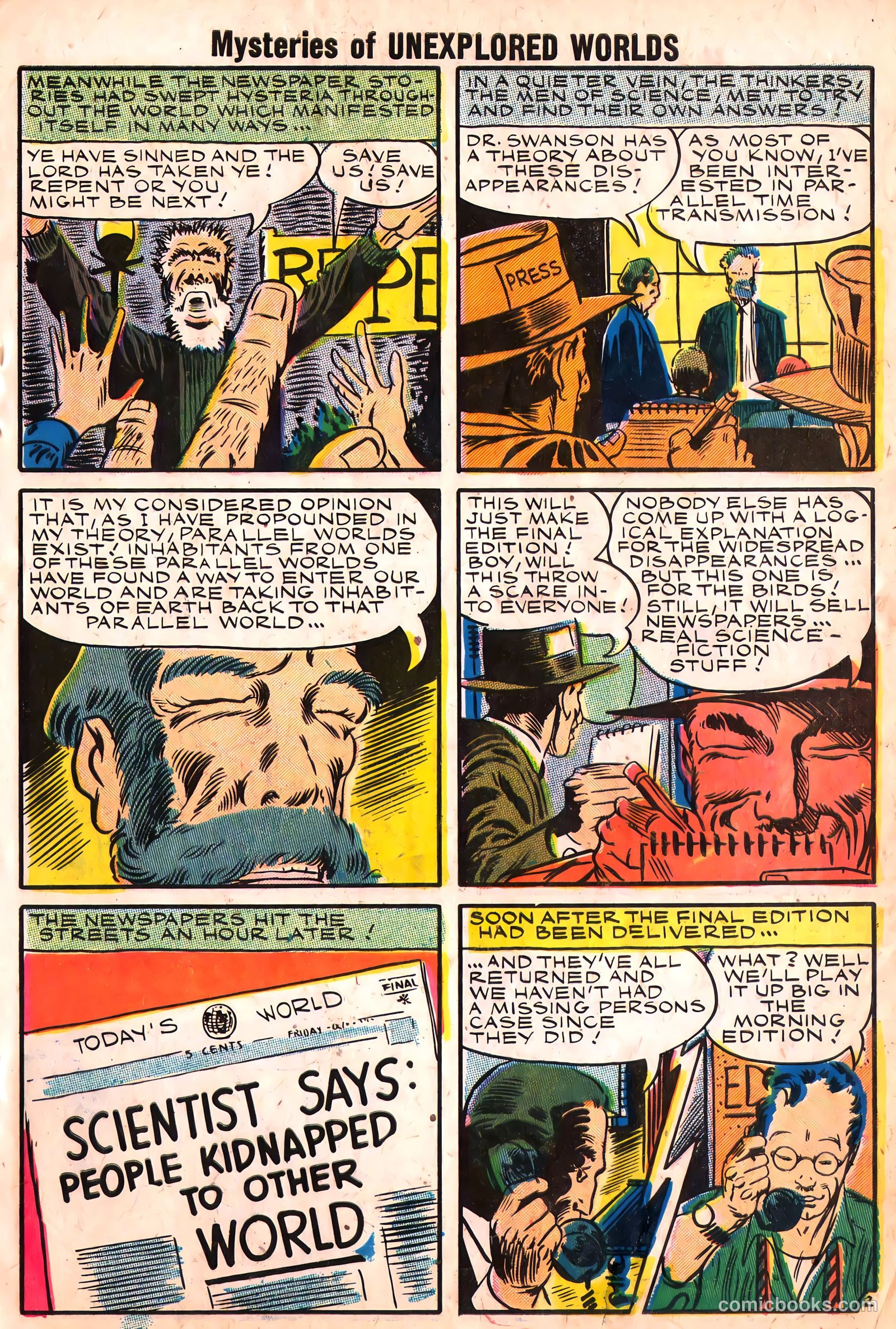Mysteries of Unexplored Worlds #7 — page 55 of 68