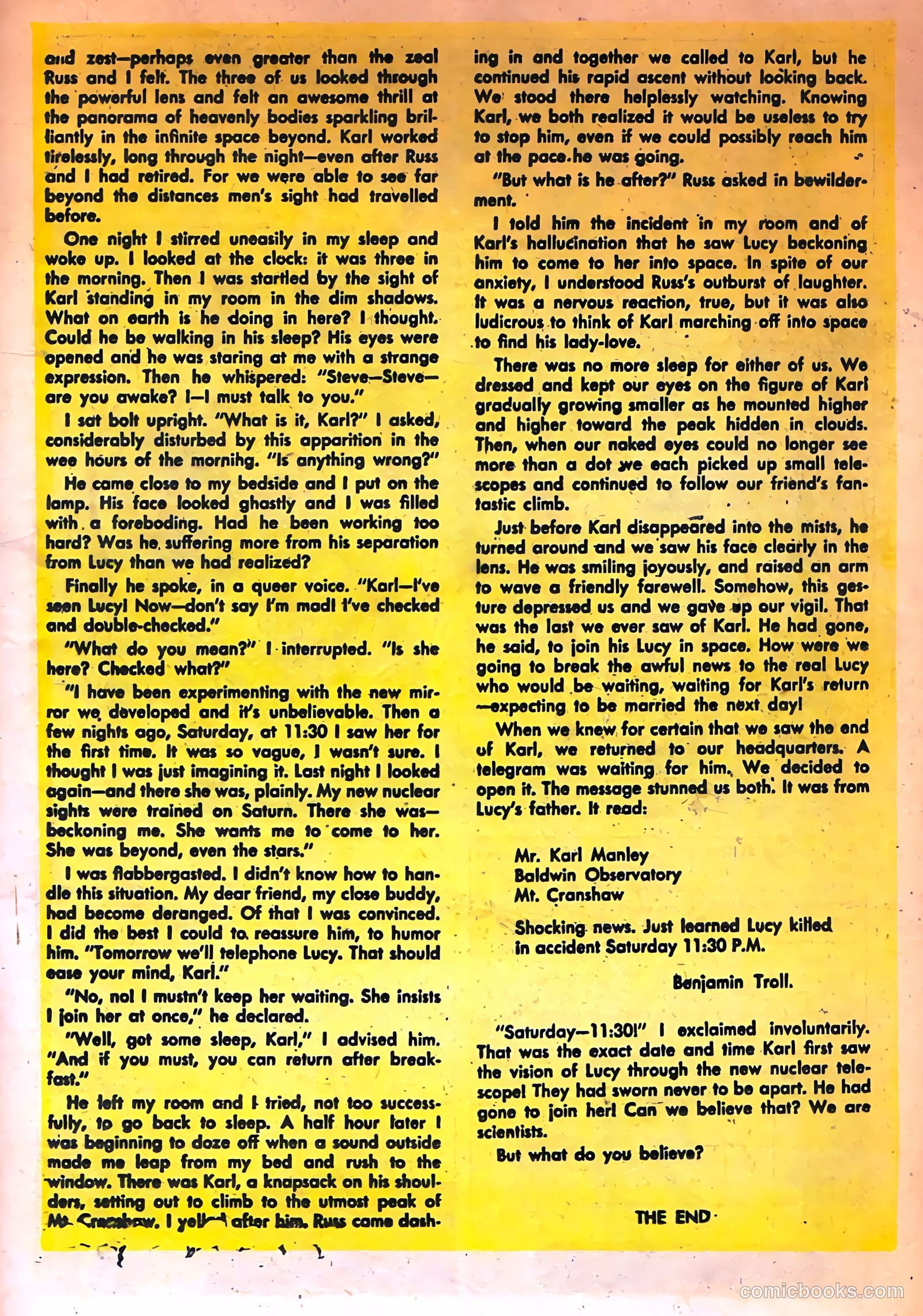 Mysterious Adventures #19 — page 19 of 36