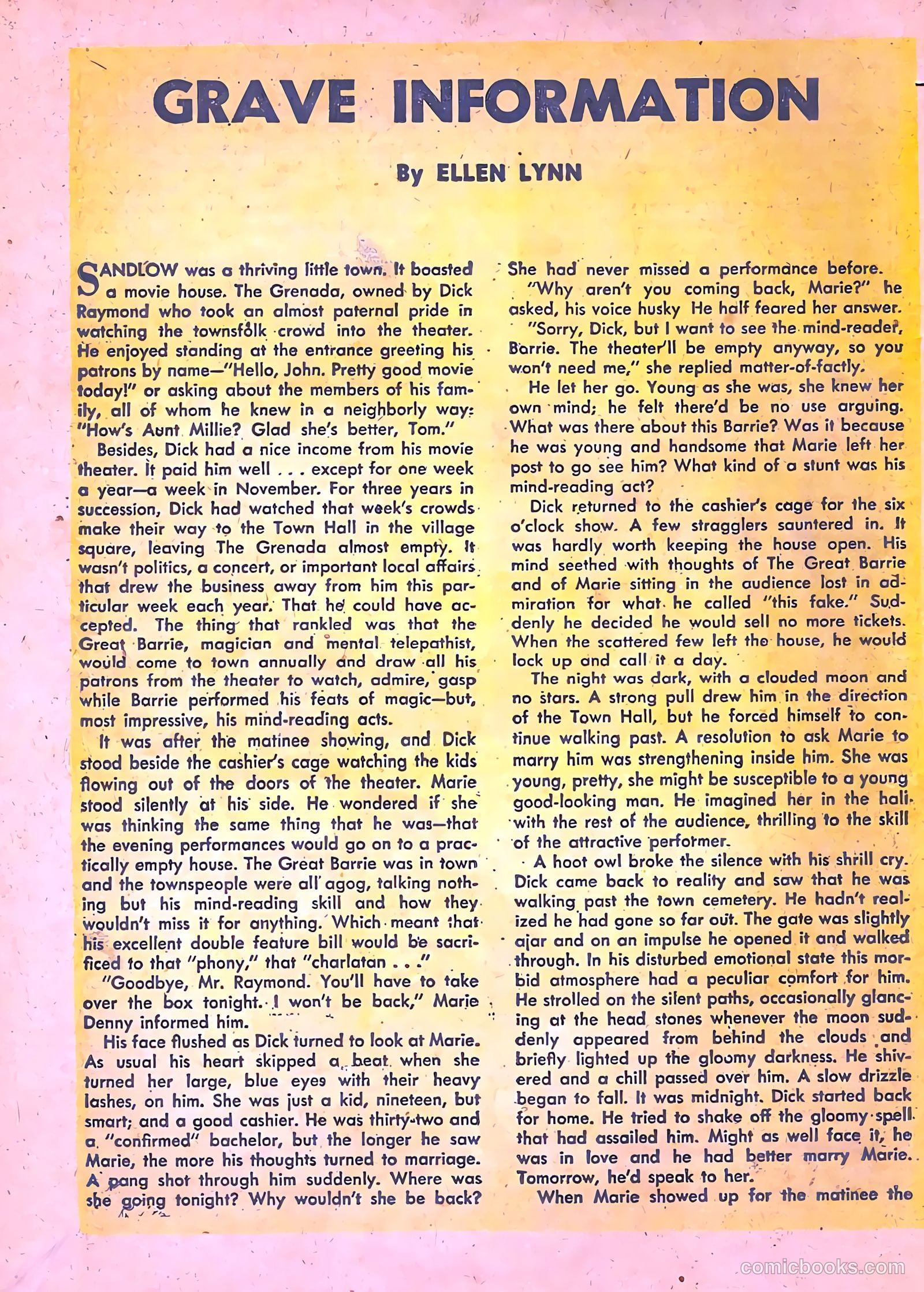 Mysterious Adventures #20 — page 18 of 36