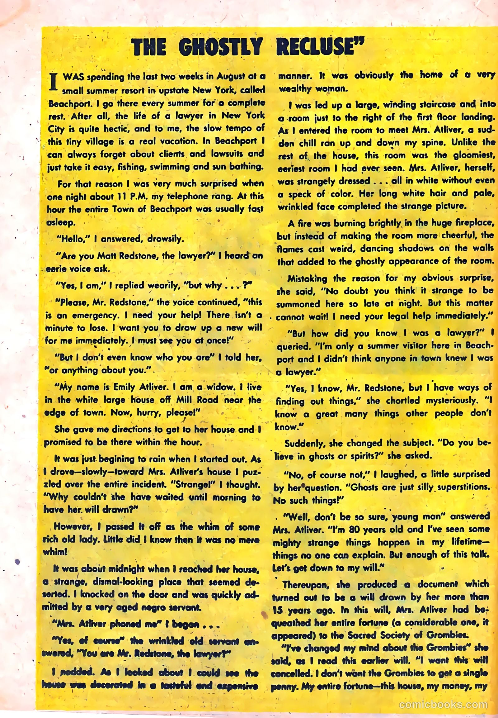Mysterious Adventures #22 — page 18 of 36