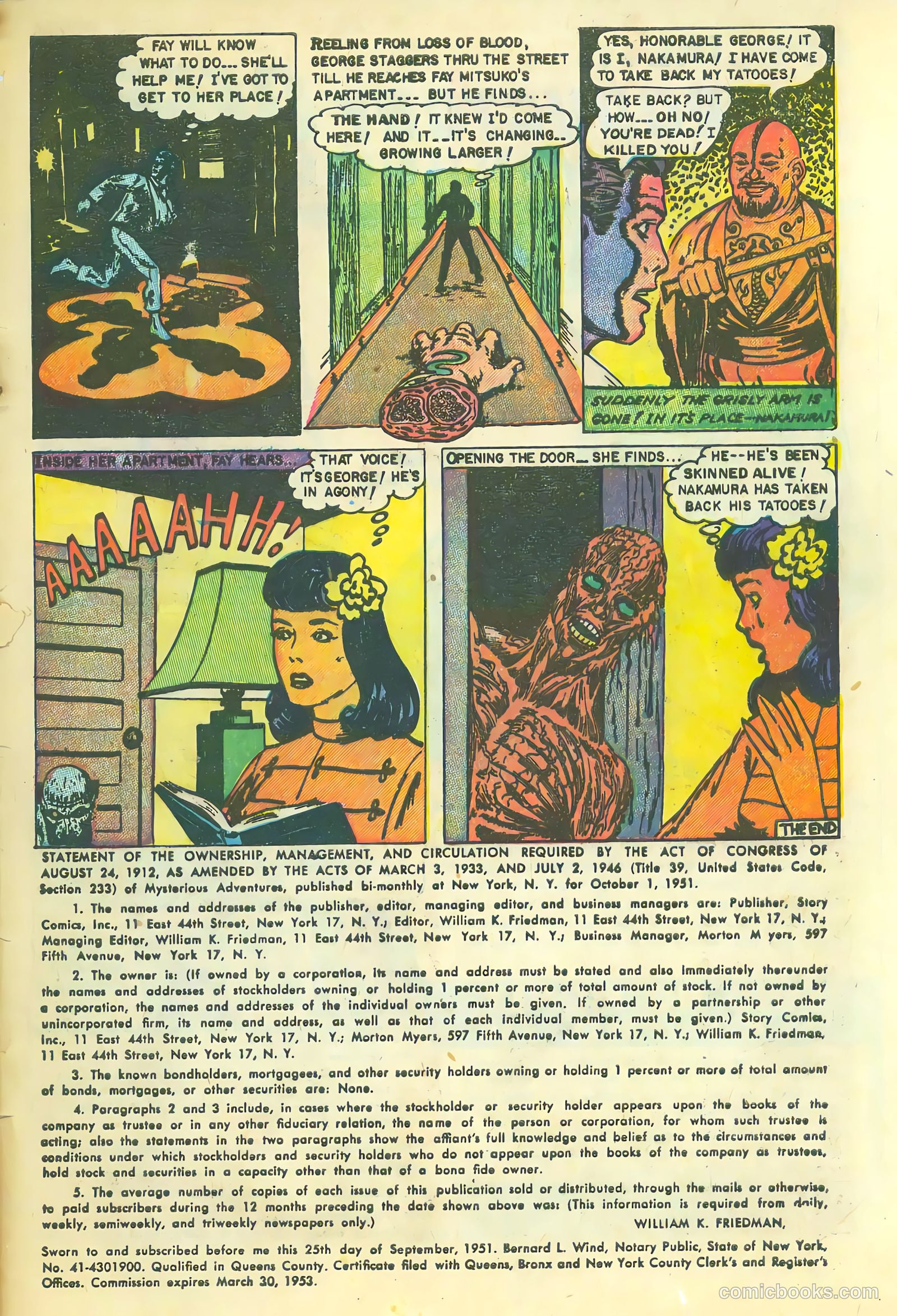 Mysterious Adventures #7 — page 33 of 36