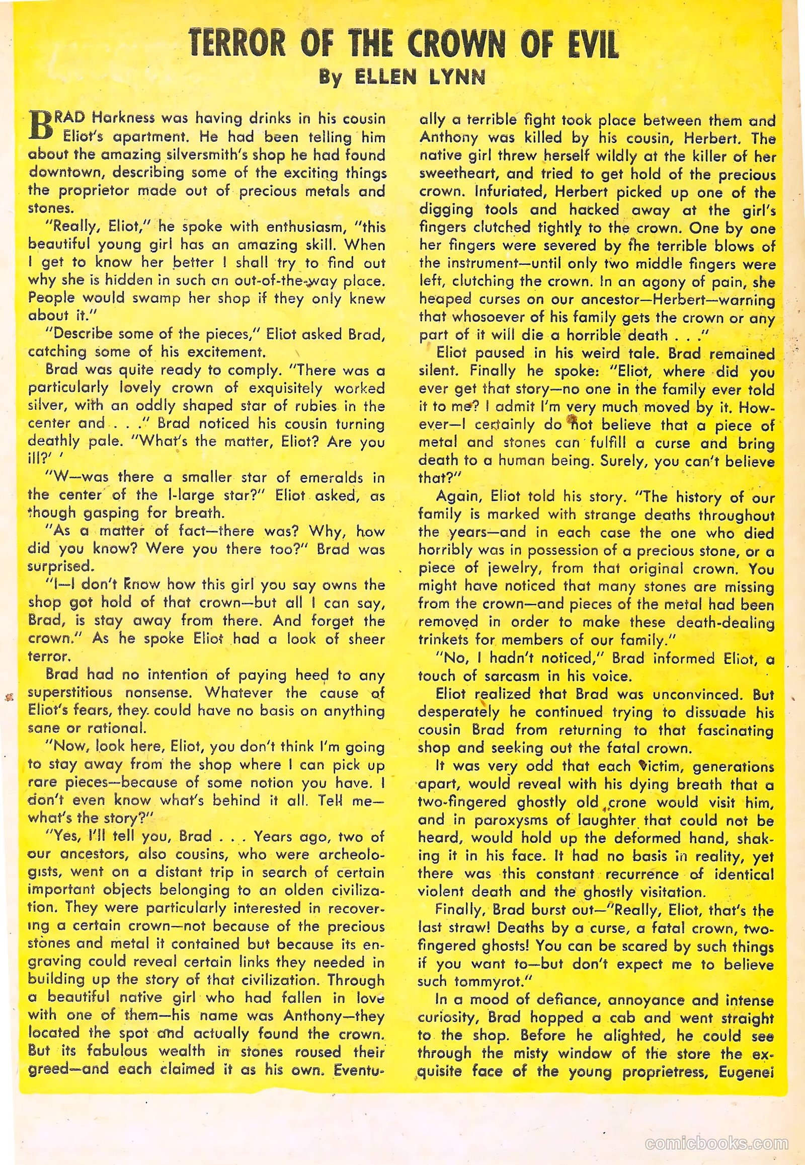 Mysterious Adventures #9 — page 18 of 36