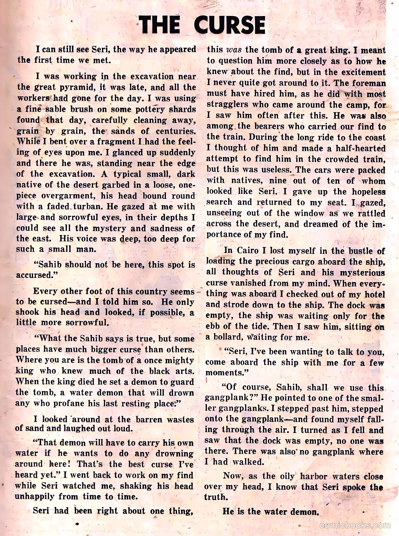Mysterious Stories #2 — page 11 of 36