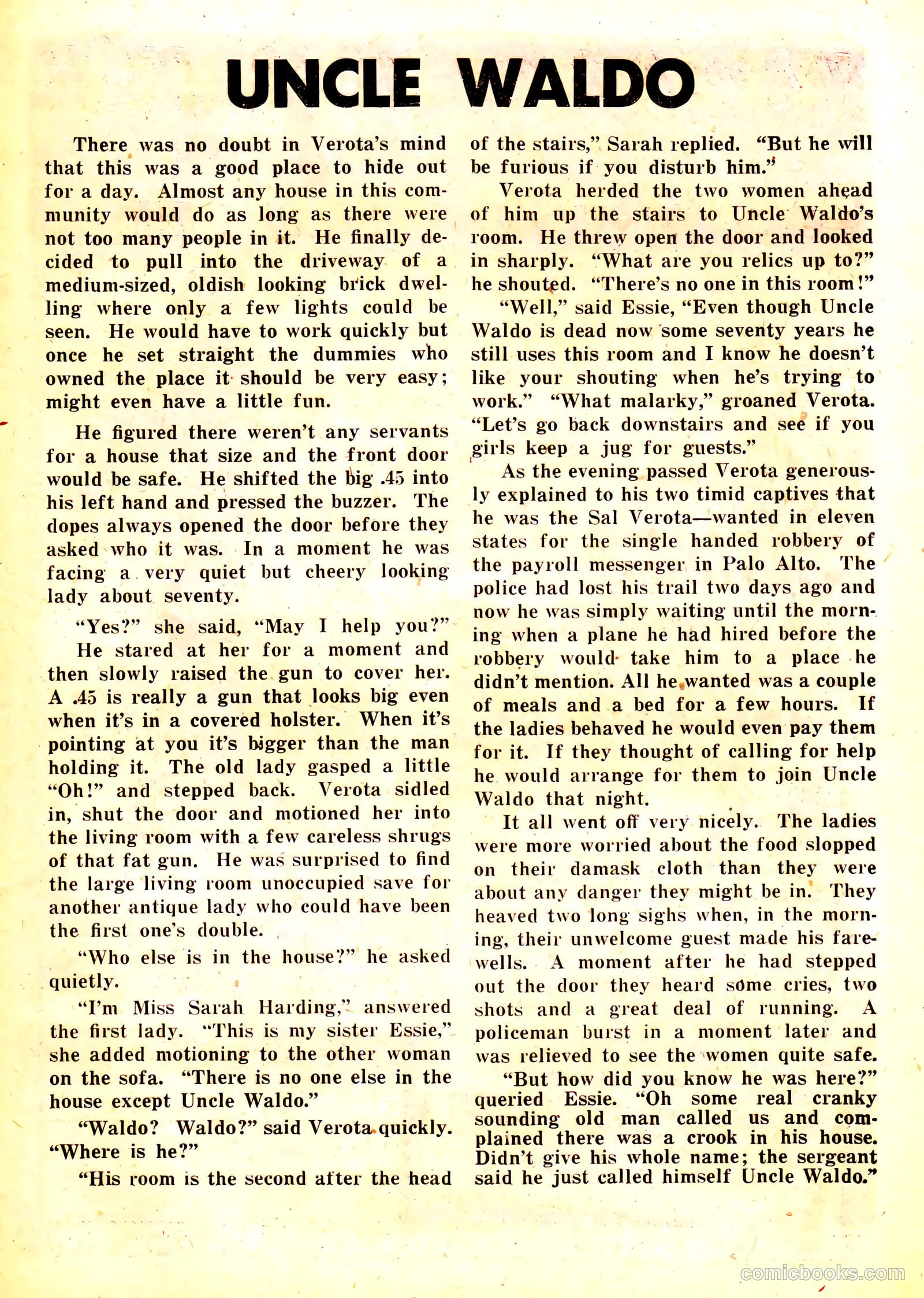 Mysterious Stories #4 — page 11 of 36
