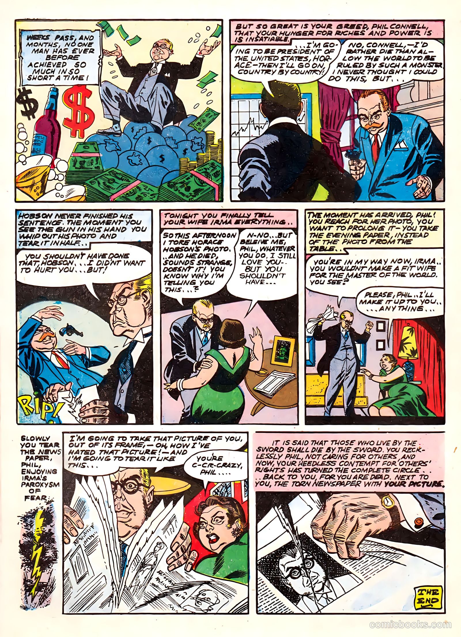 Mysterious Stories #4 — page 18 of 36
