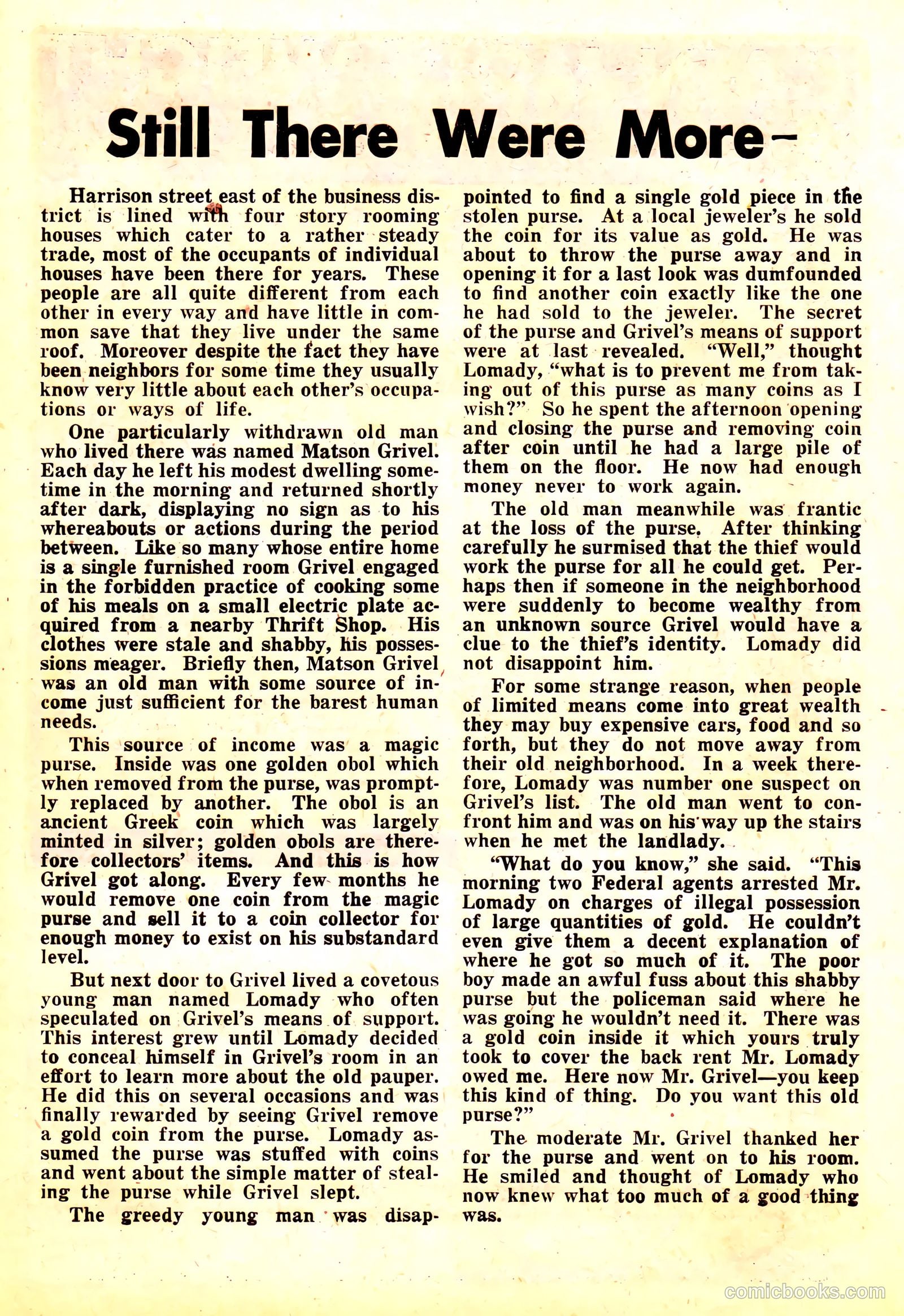 Mysterious Stories #4 — page 27 of 36