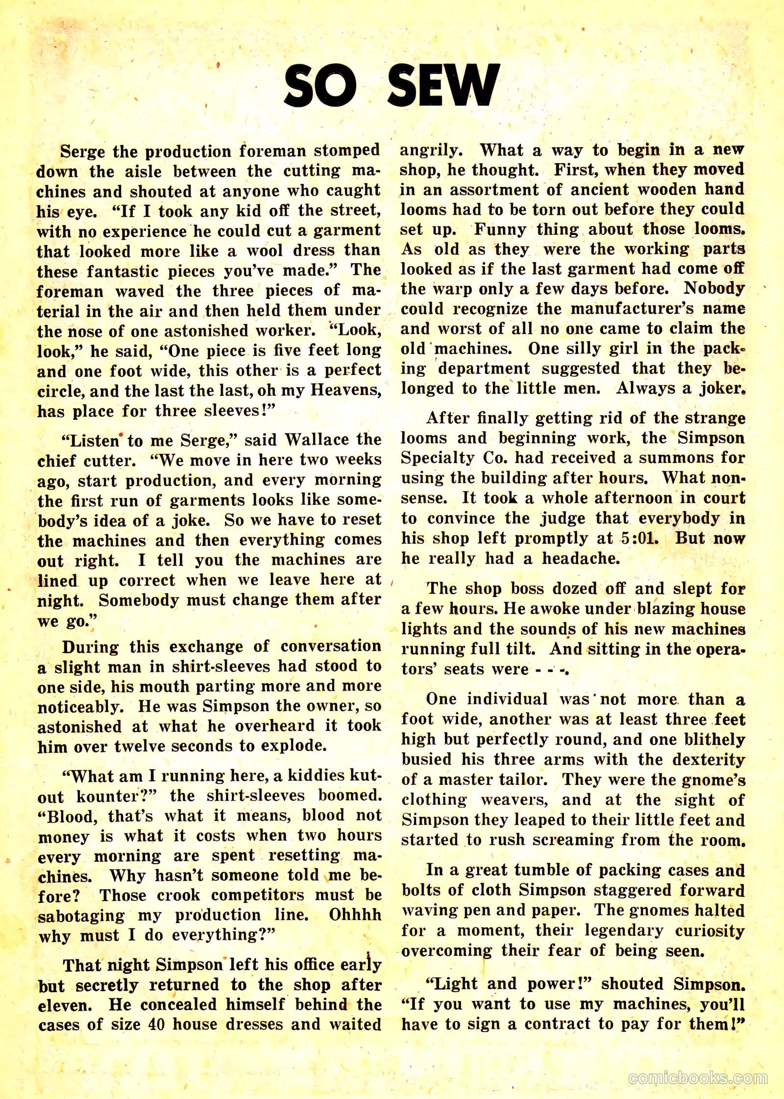 Mysterious Stories #5 — page 11 of 36
