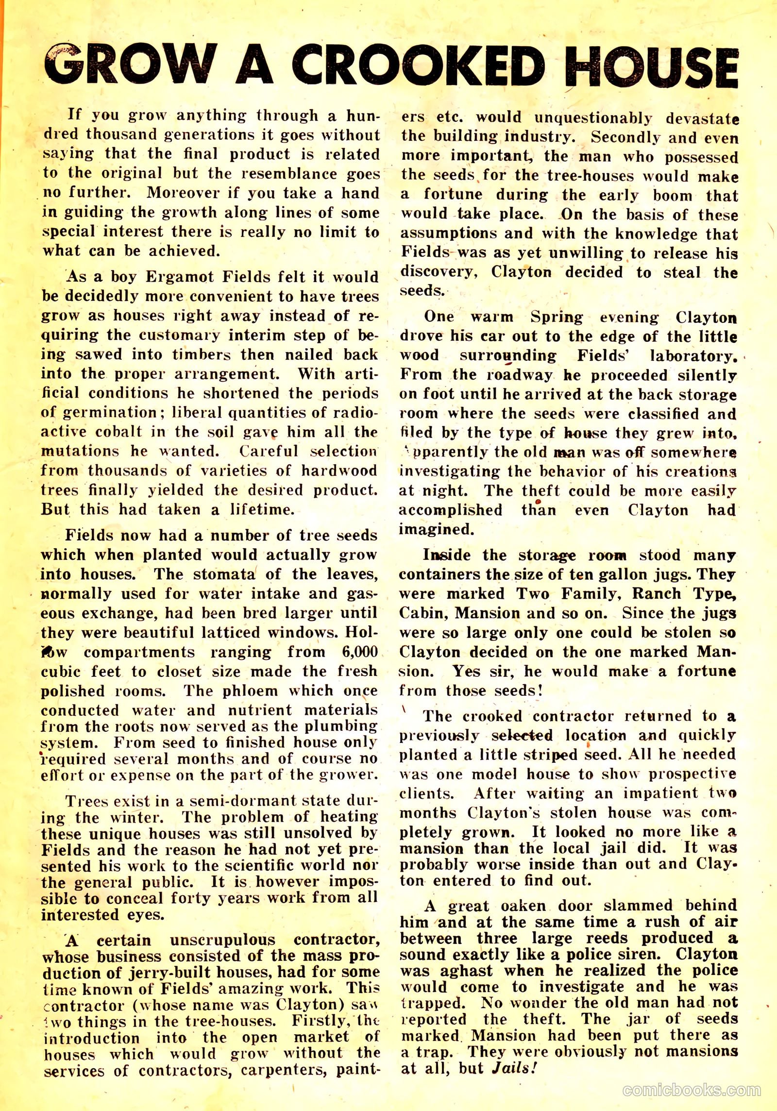Mysterious Stories #6 — page 11 of 36