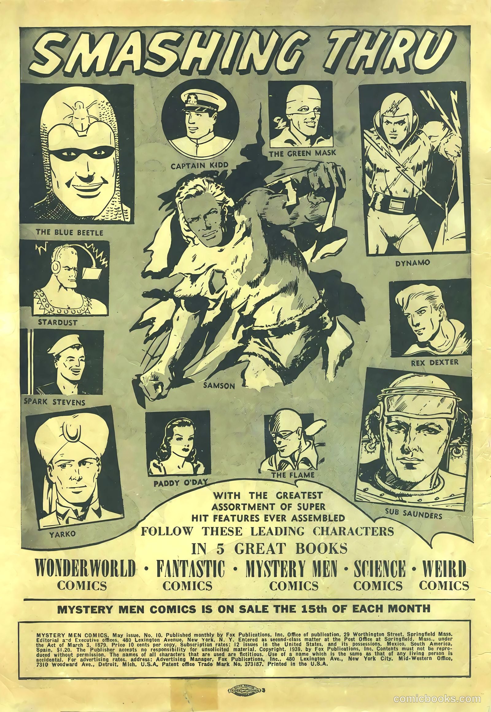 Mystery Men Comics #10 — page 2 of 68