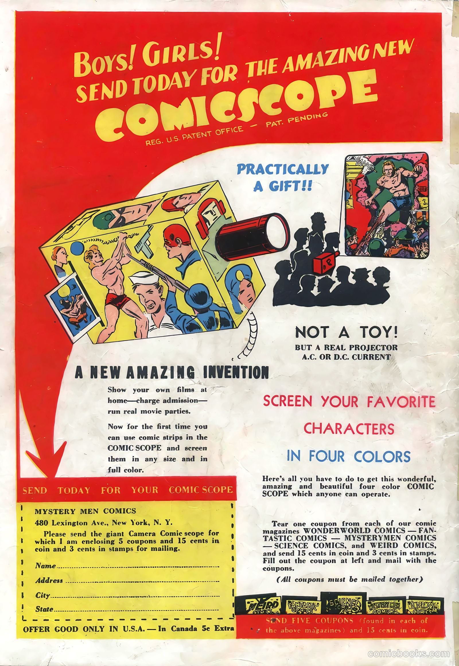 Mystery Men Comics #10 — page 68 of 68