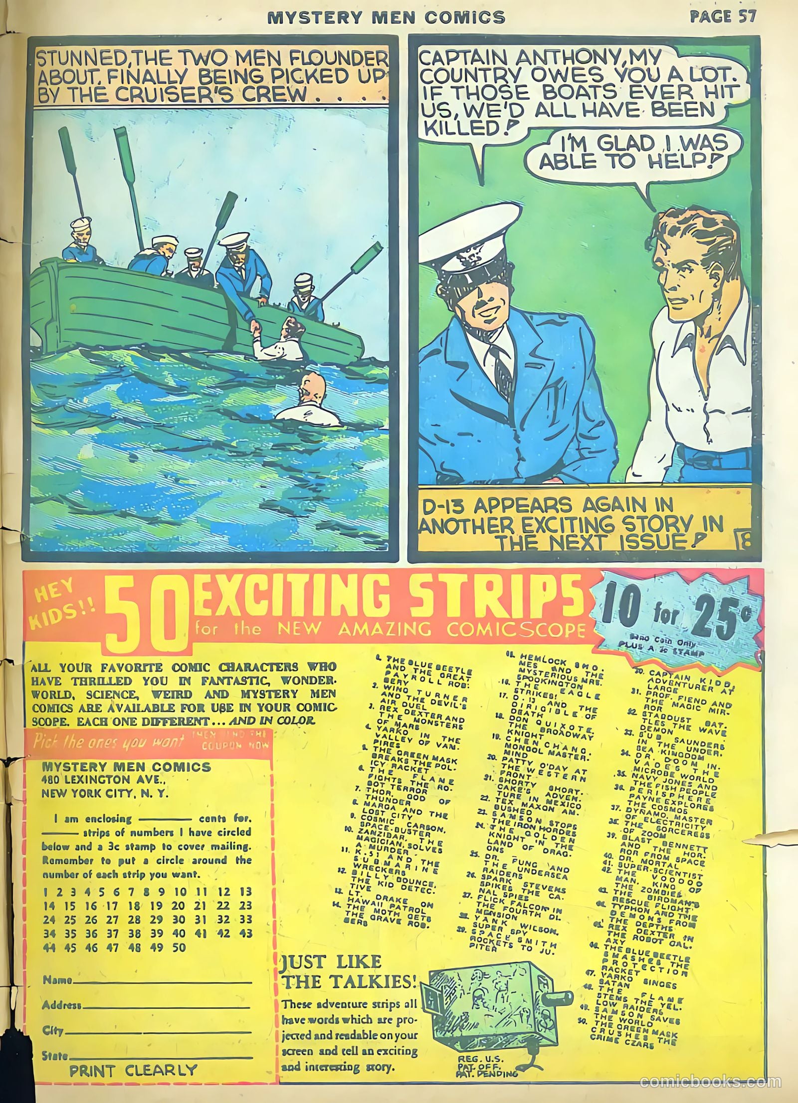 Mystery Men Comics #12 — page 59 of 68