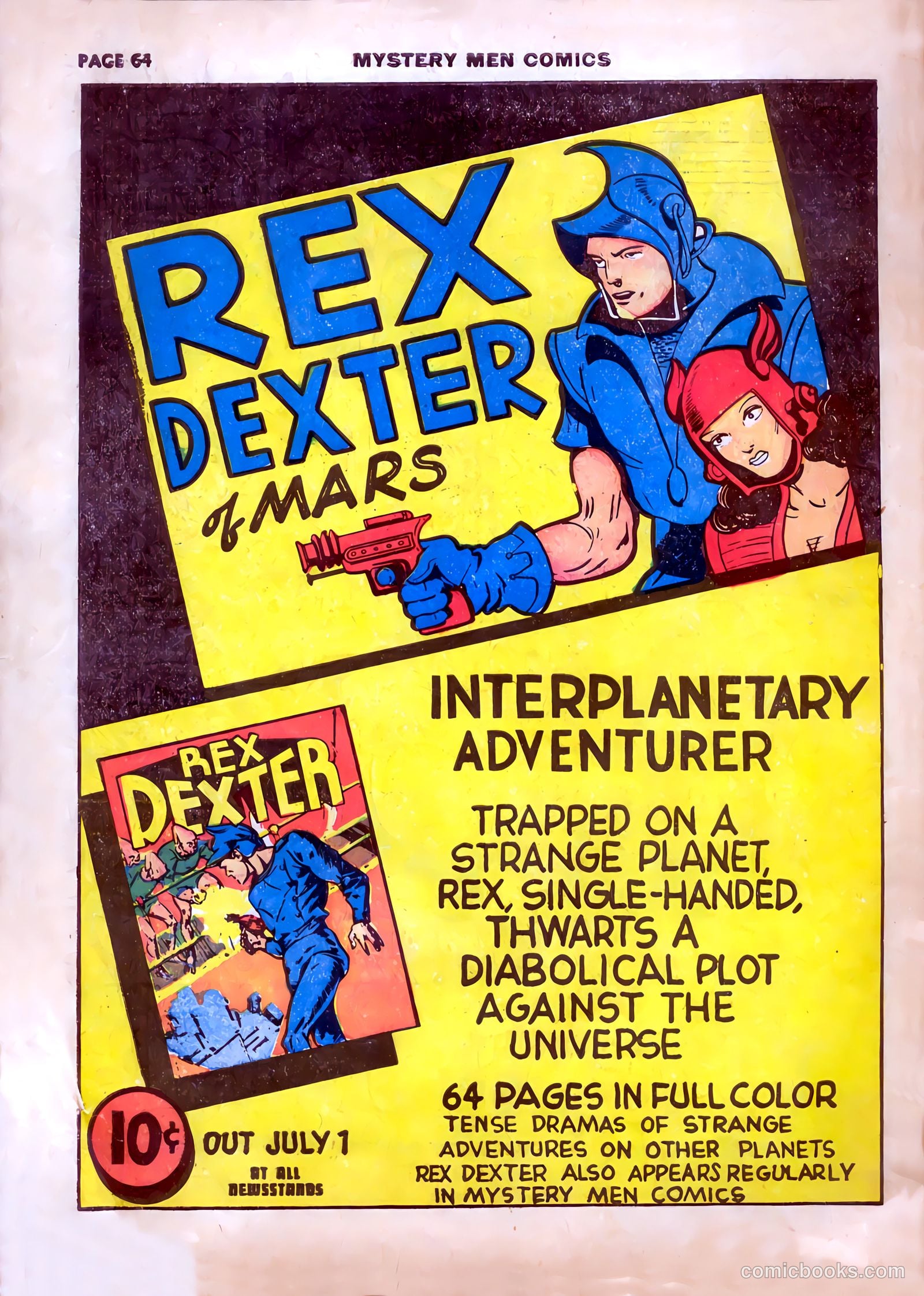 Mystery Men Comics #13 — page 68 of 68