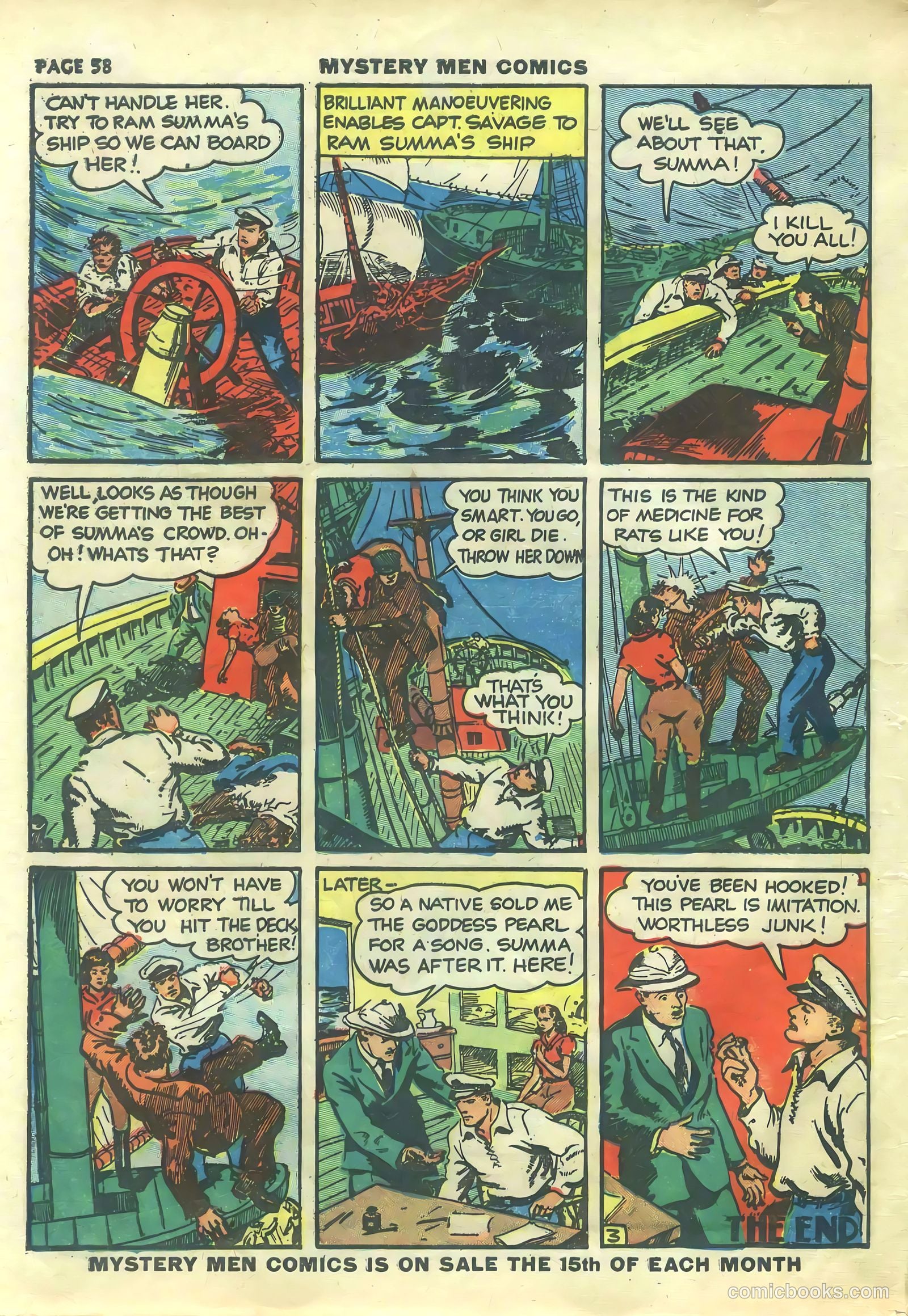 Mystery Men Comics #14 — page 60 of 68
