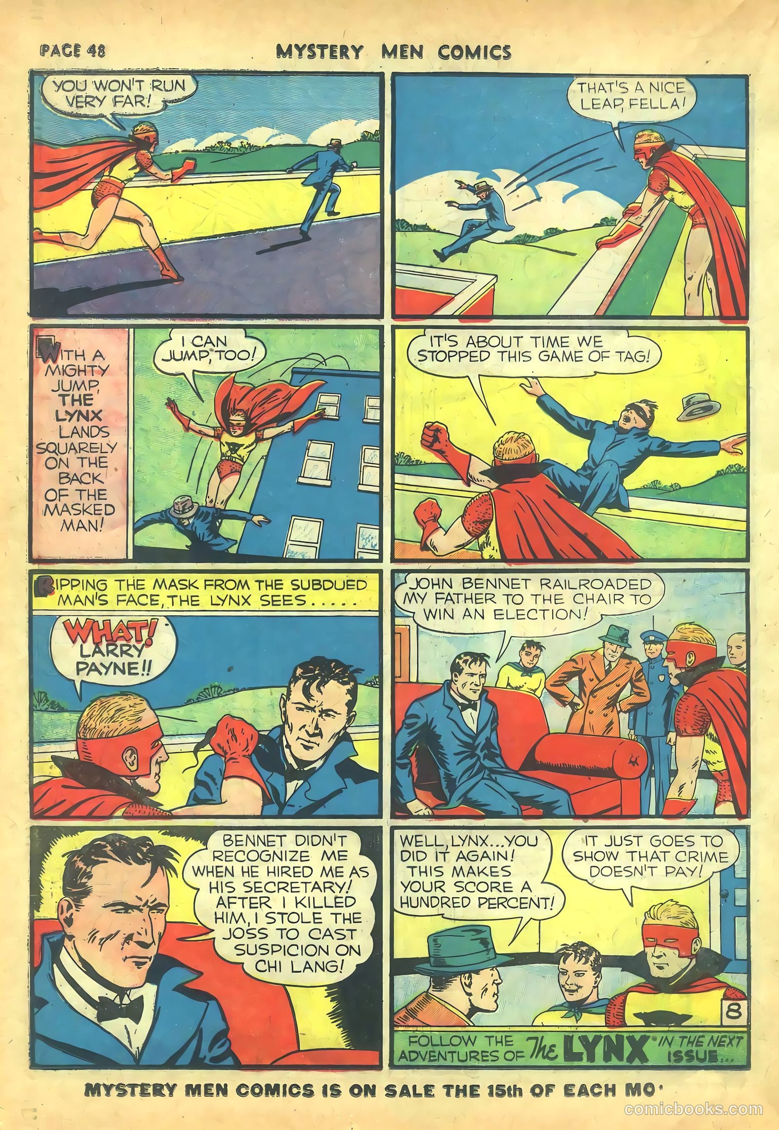 Mystery Men Comics #16 — page 50 of 68