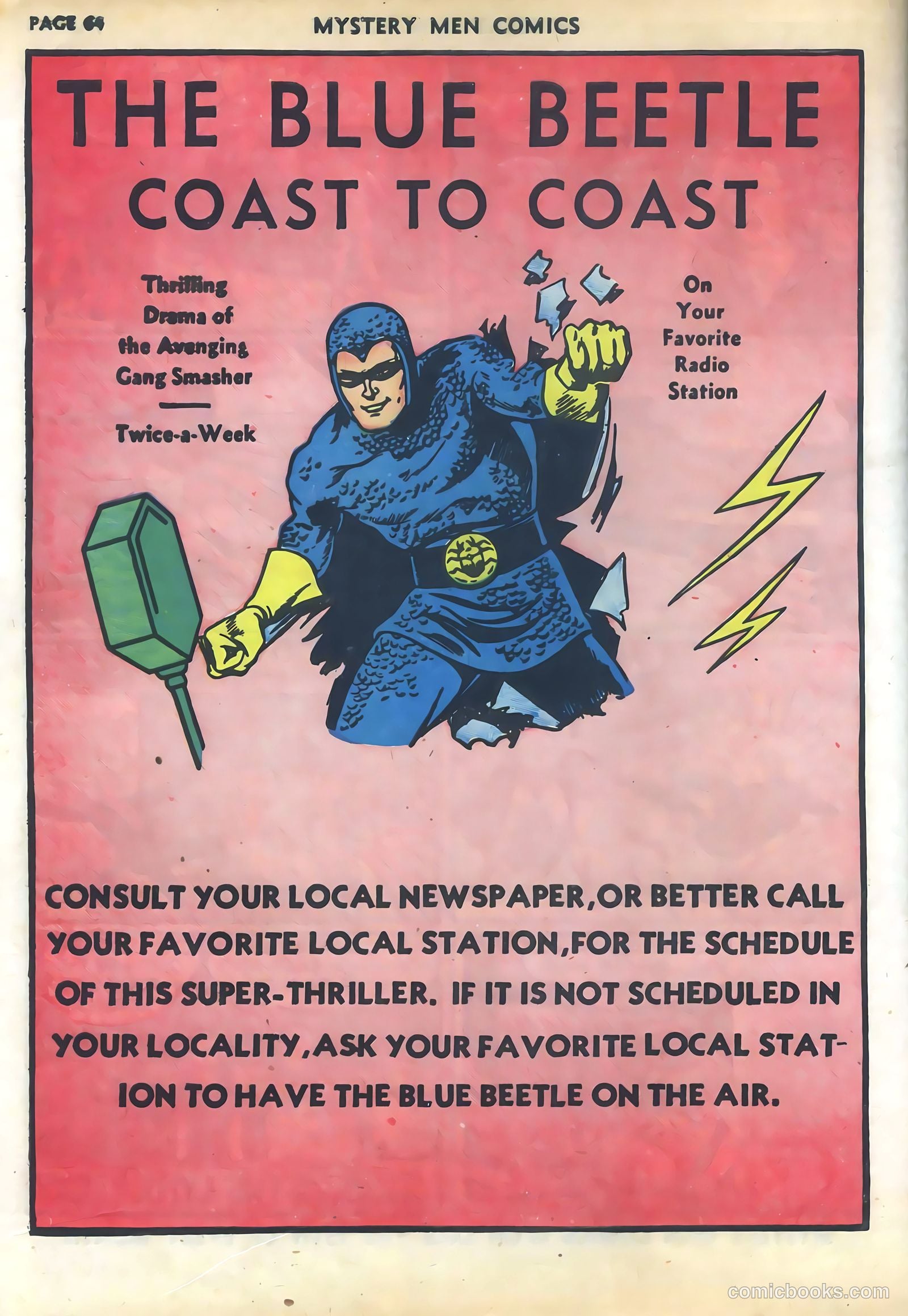 Mystery Men Comics #18 — page 66 of 68