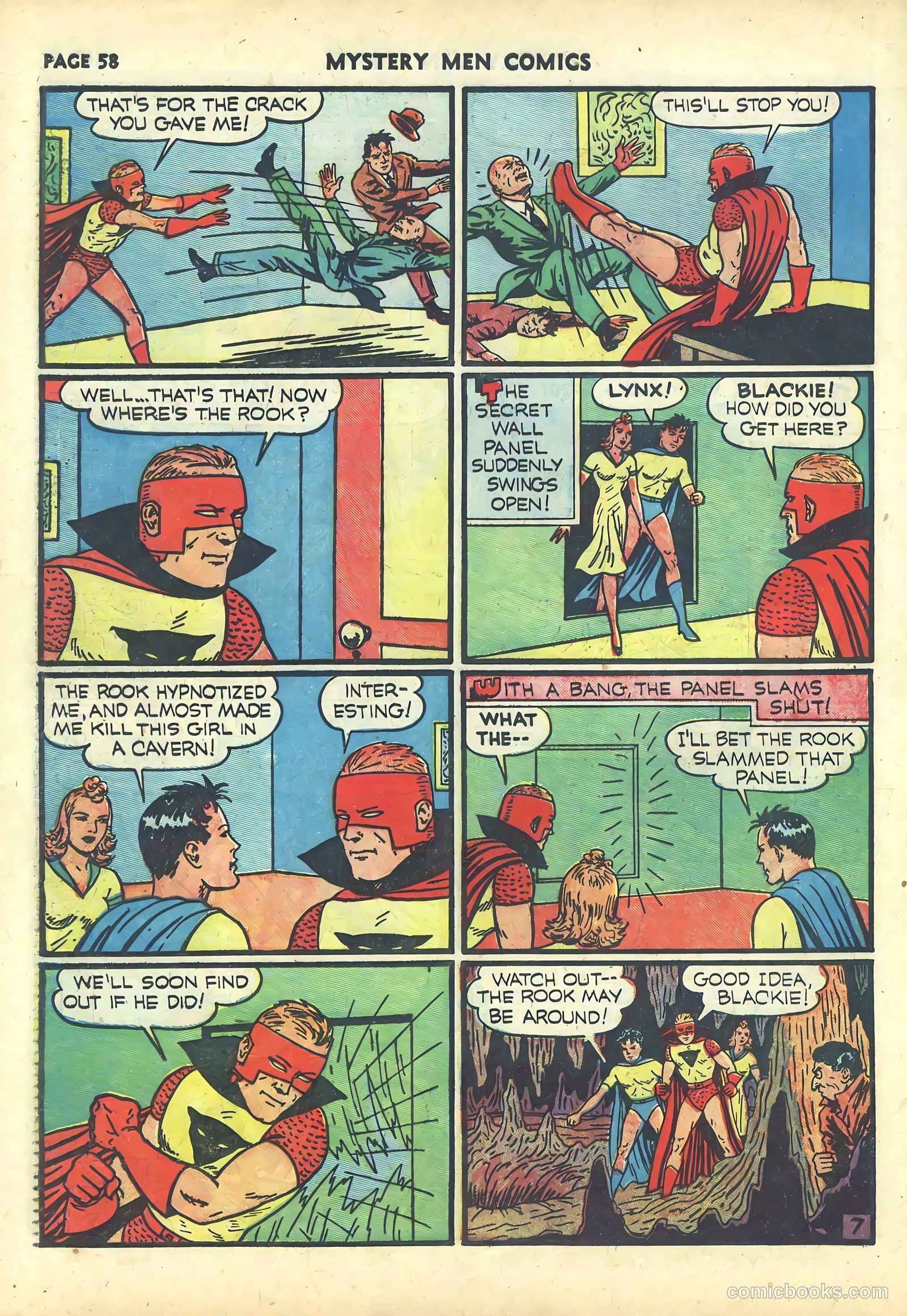 Mystery Men Comics #19 — page 60 of 68