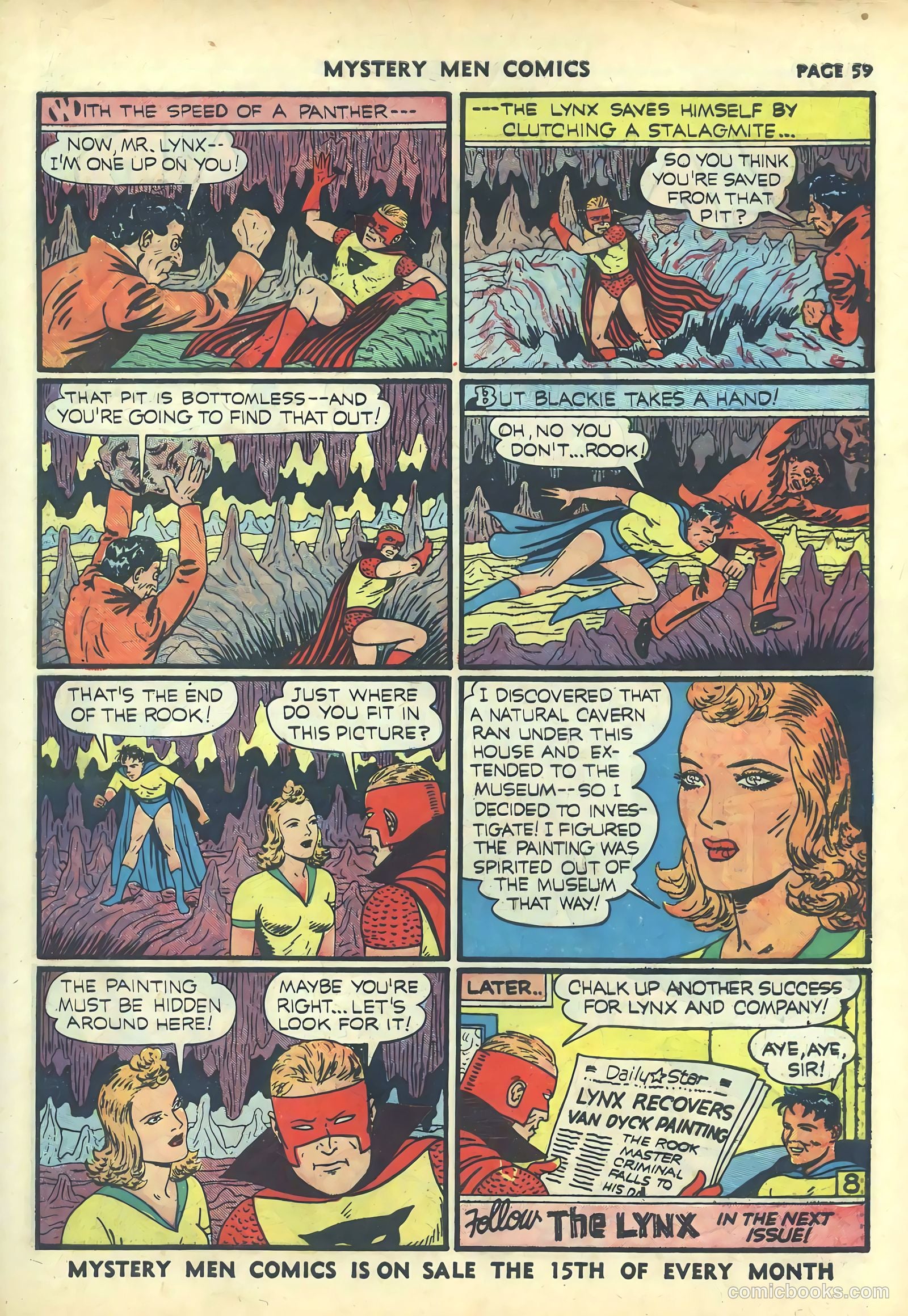 Mystery Men Comics #19 — page 61 of 68