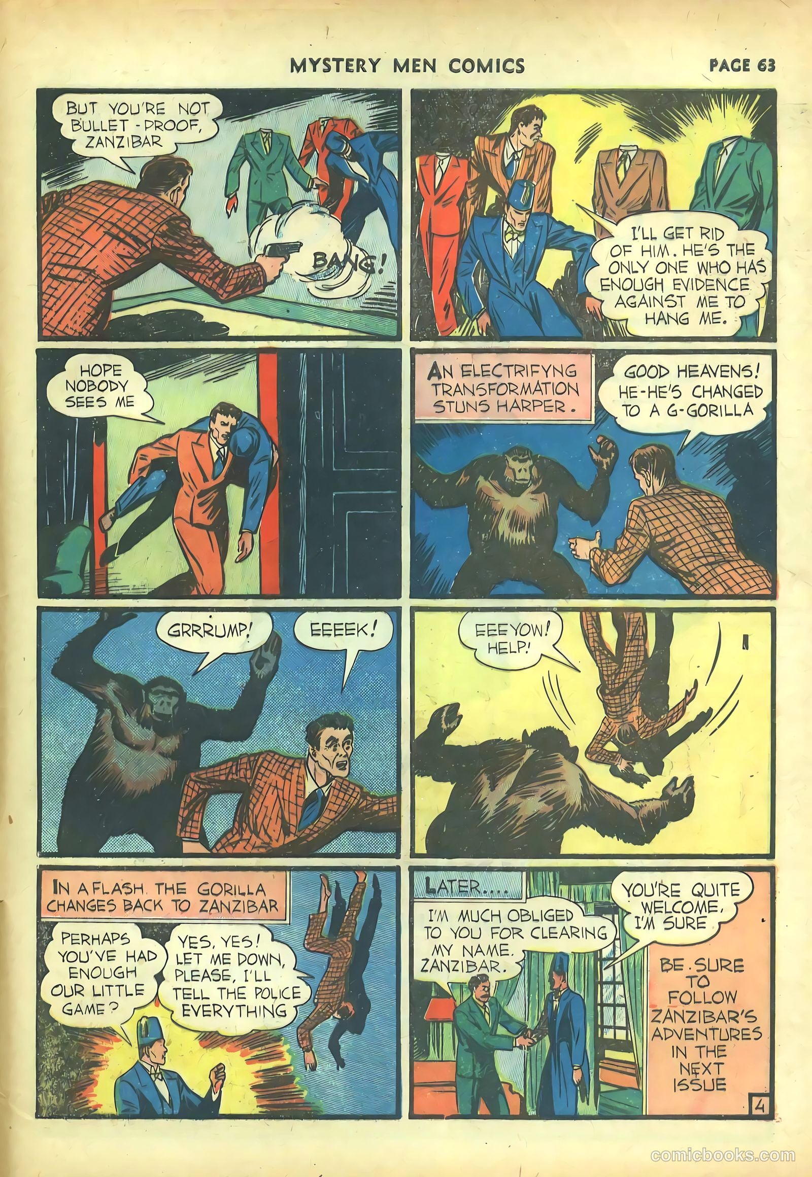 Mystery Men Comics #20 — page 65 of 68