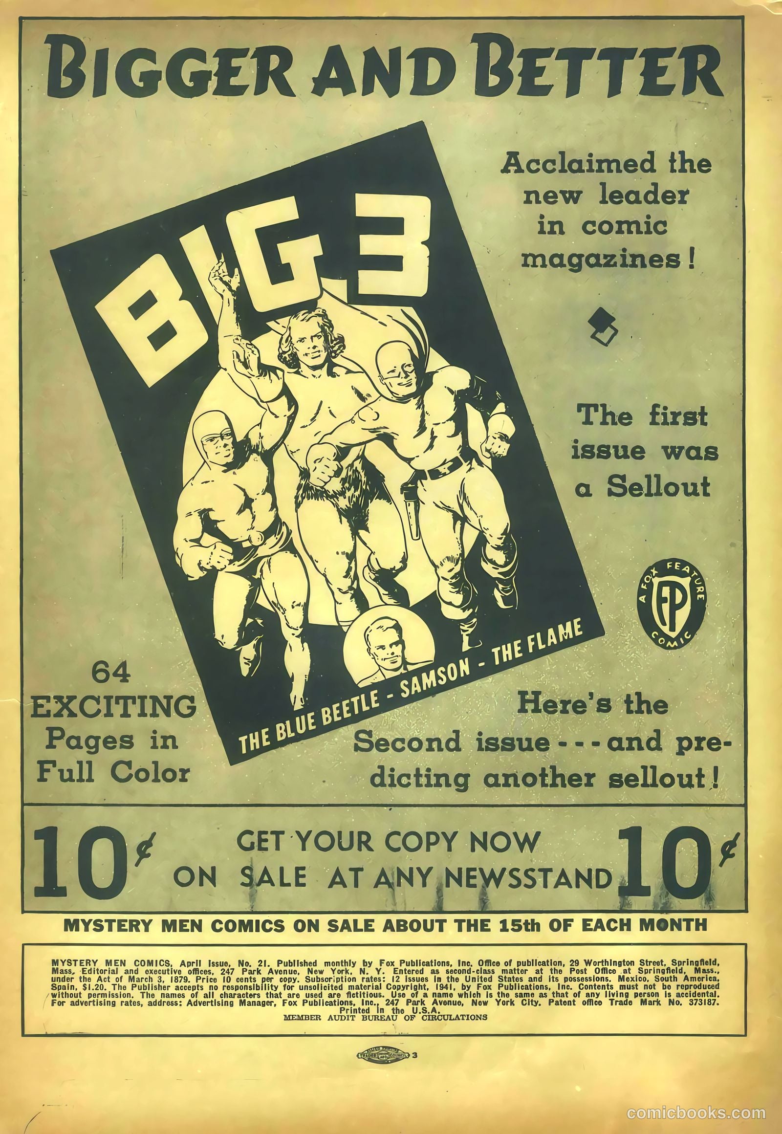 Mystery Men Comics #21 — page 2 of 68