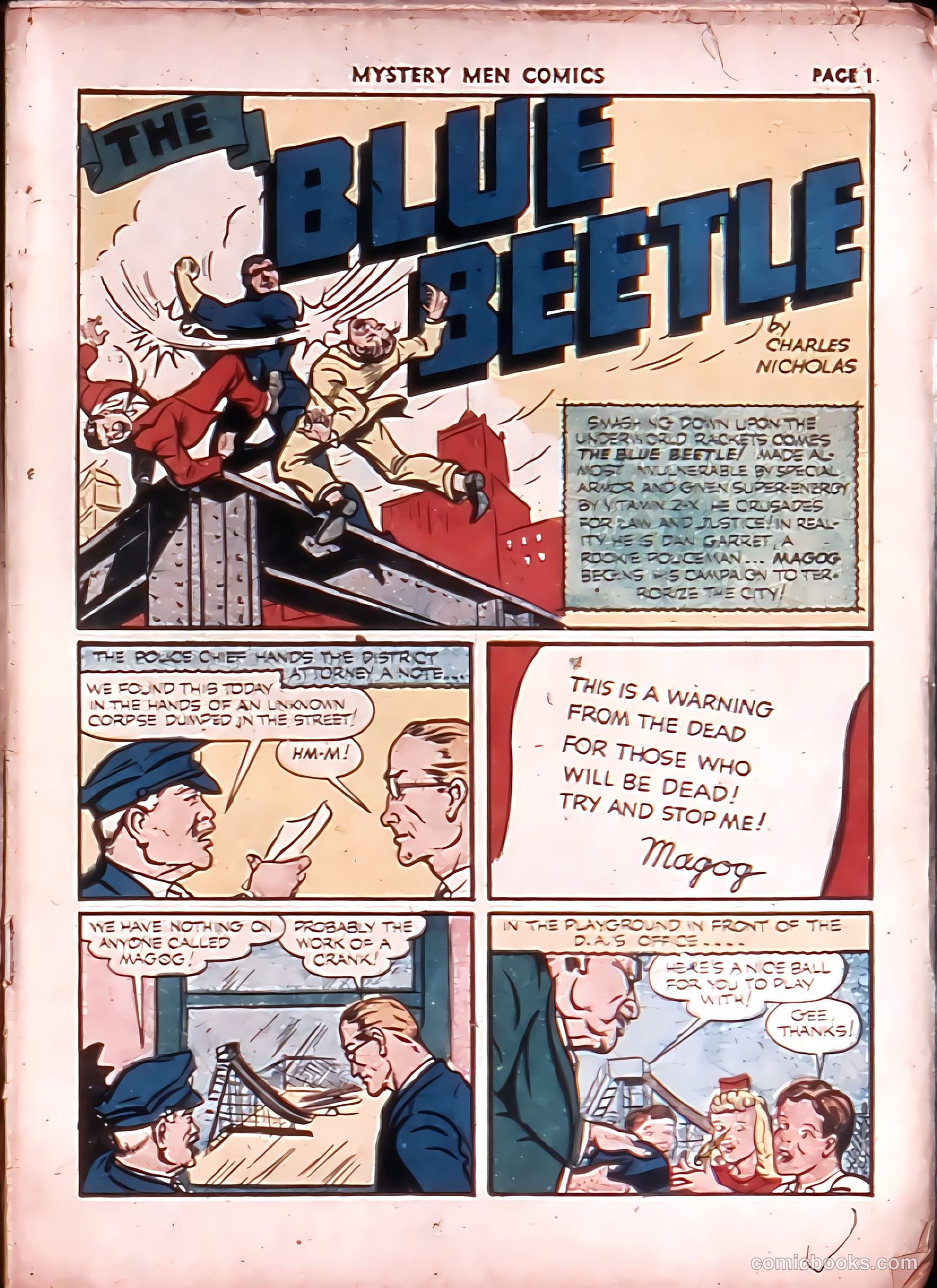 Mystery Men Comics #22 — page 3 of 67