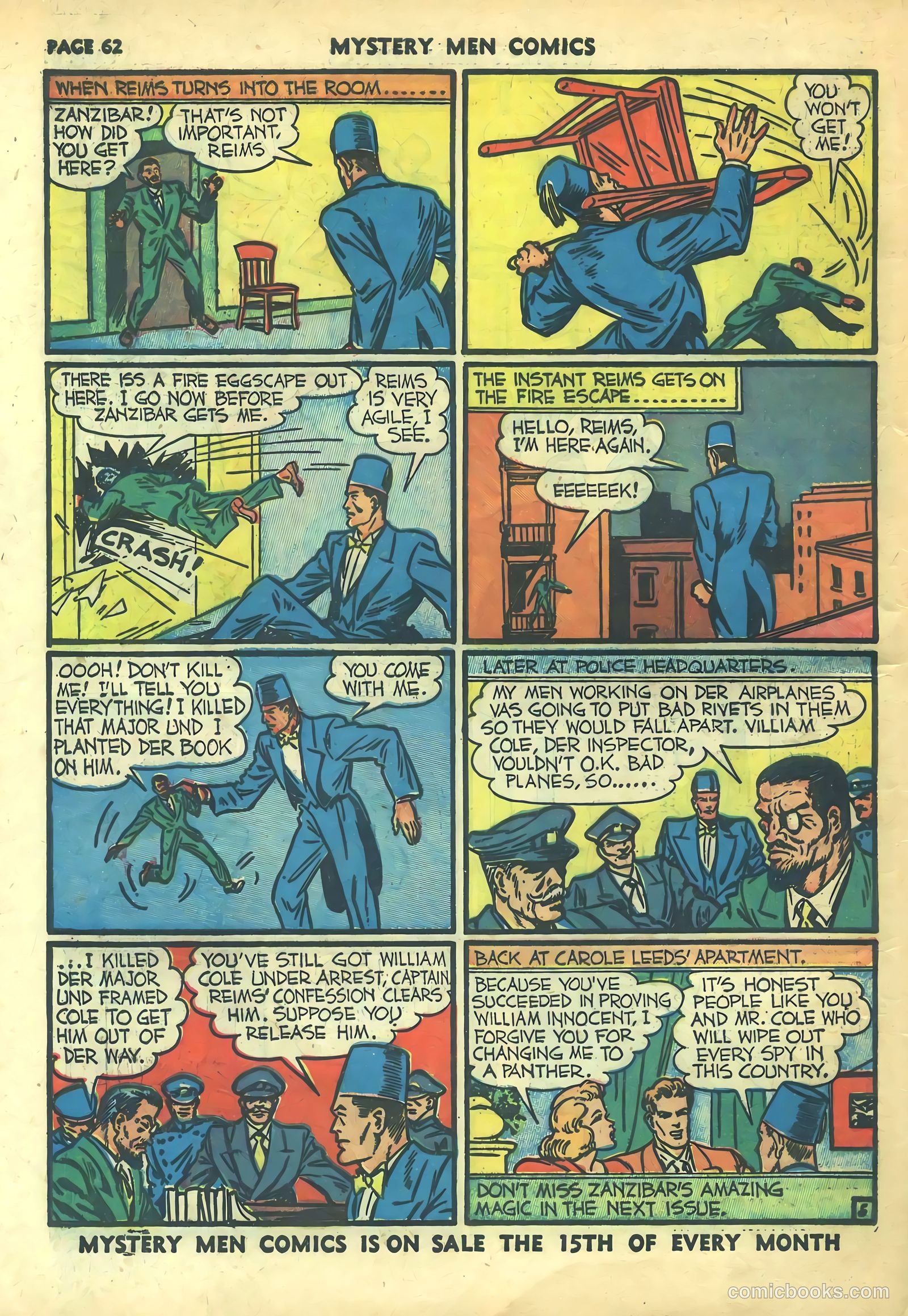 Mystery Men Comics #24 — page 64 of 68