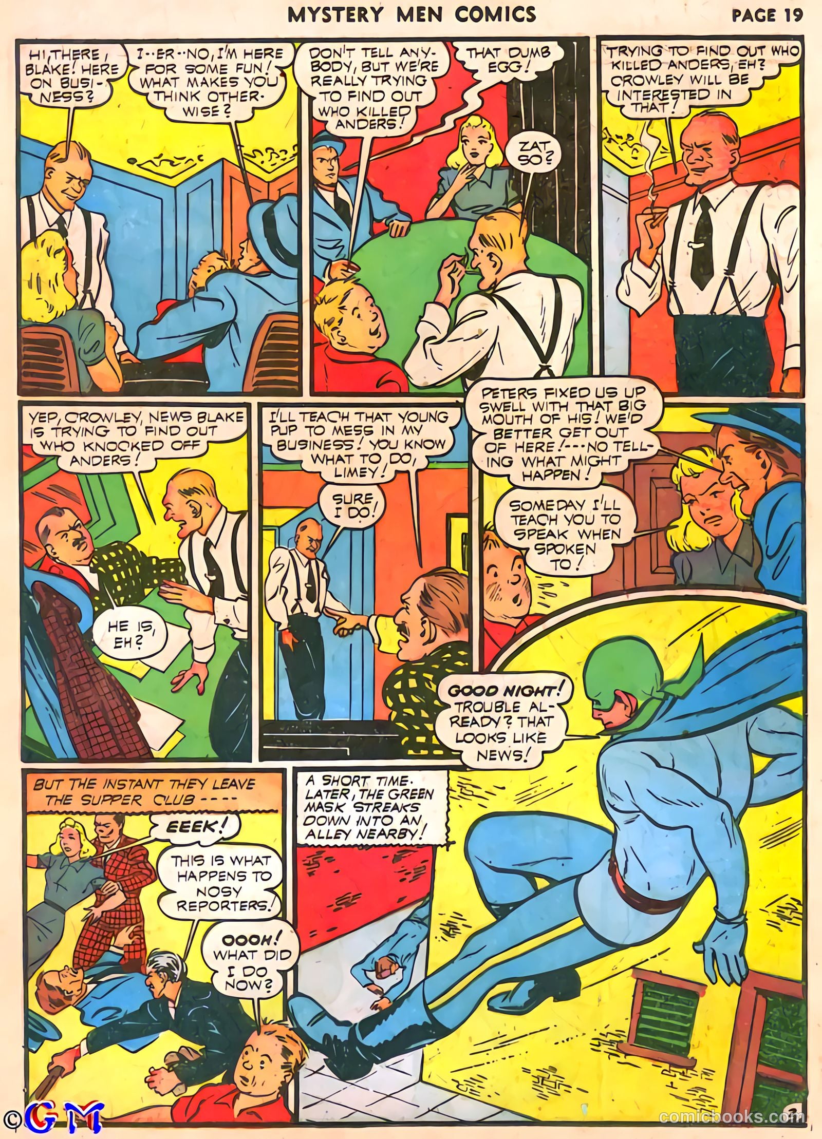 Mystery Men Comics #25 — page 21 of 67