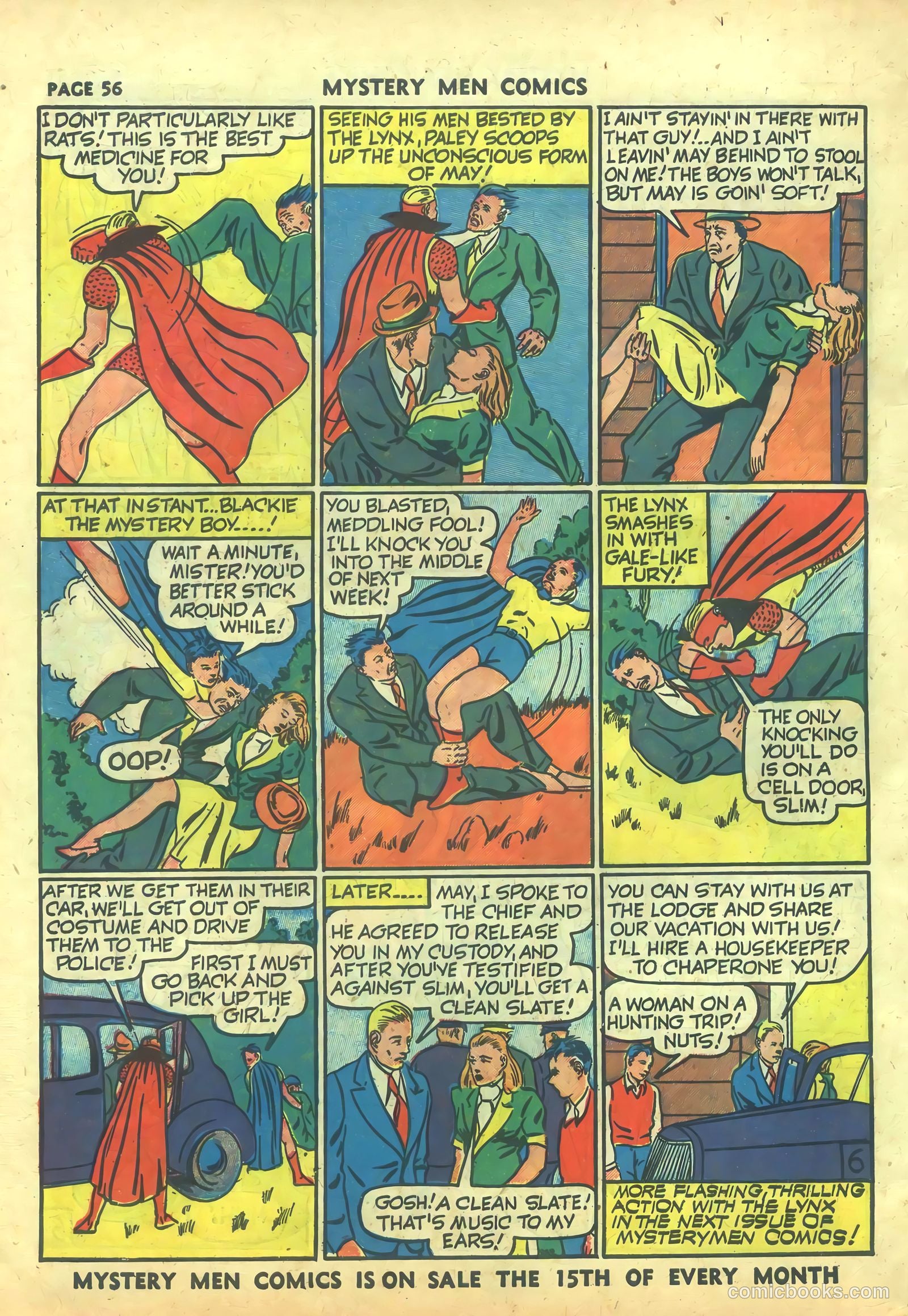 Mystery Men Comics #26 — page 58 of 68
