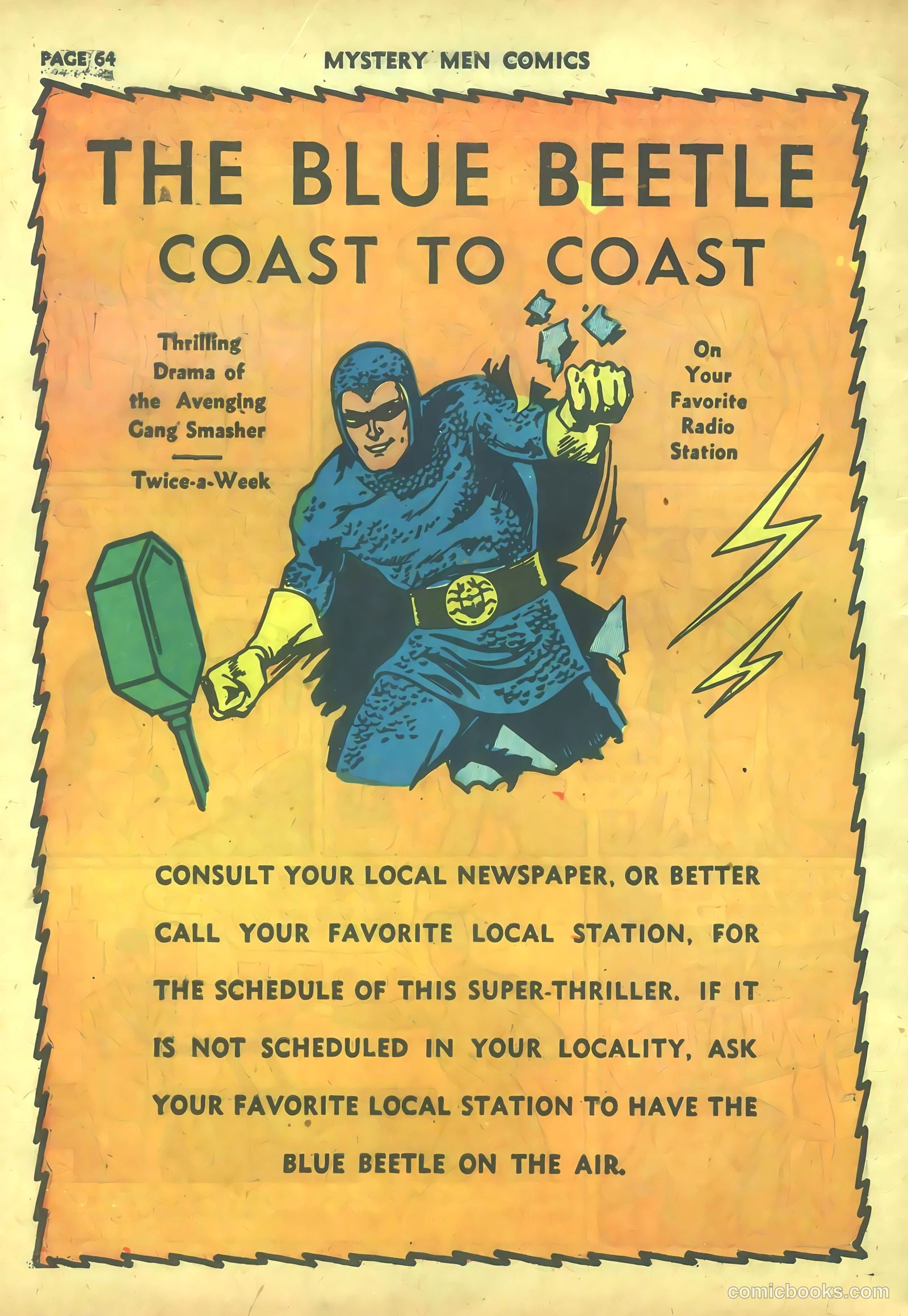 Mystery Men Comics #26 — page 66 of 68