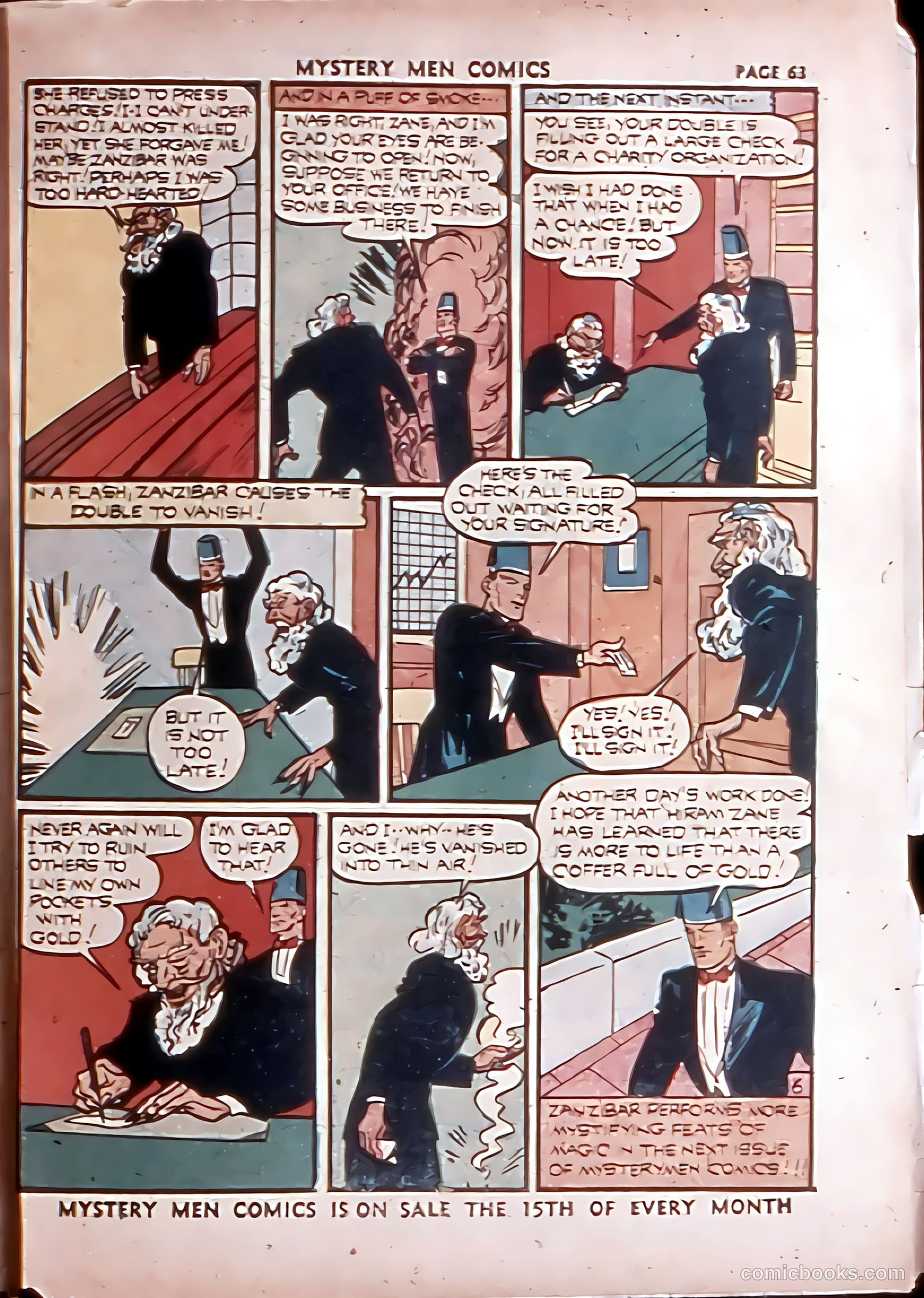 Mystery Men Comics #28 — page 64 of 67