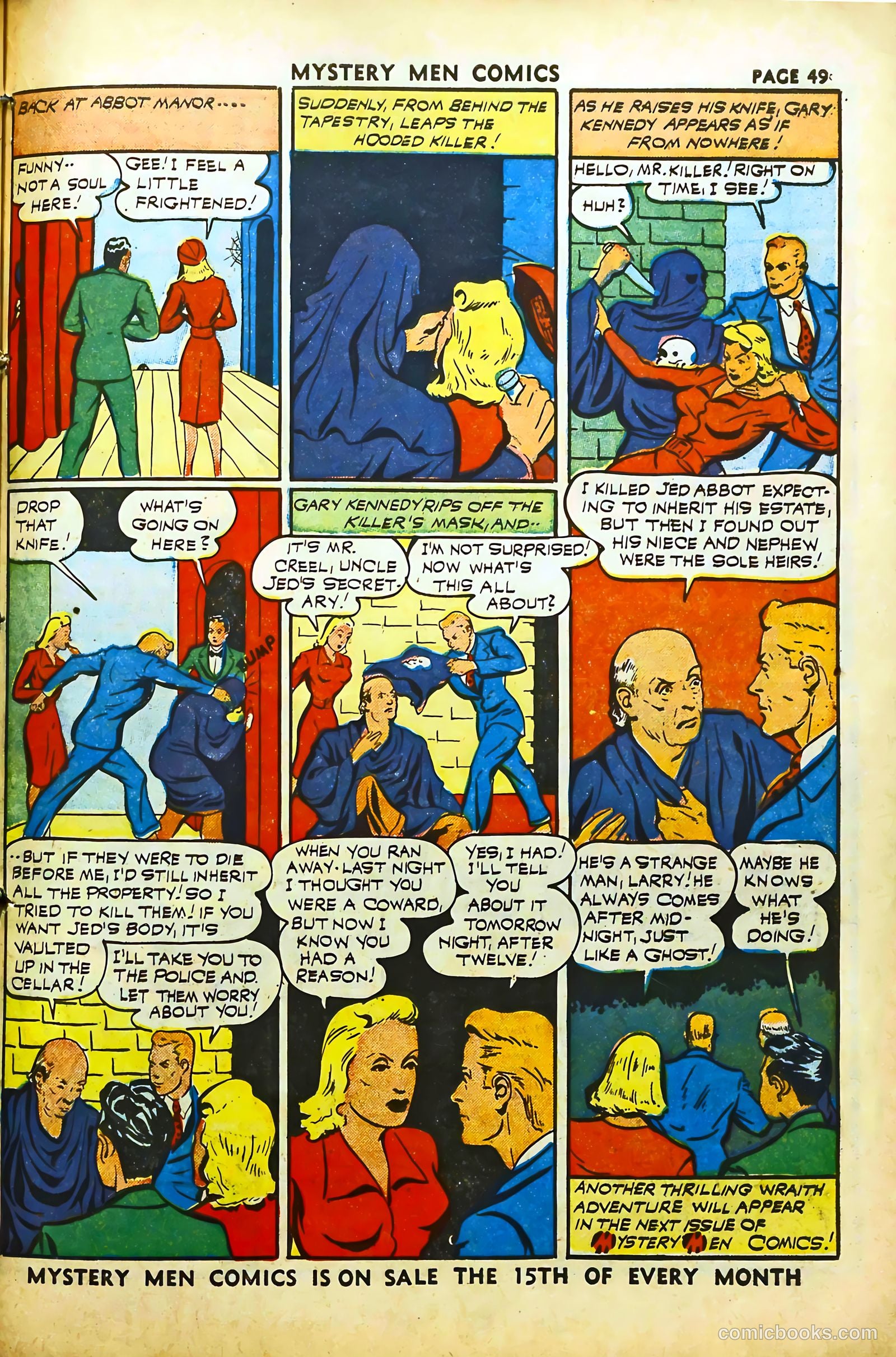 Mystery Men Comics #29 — page 50 of 67