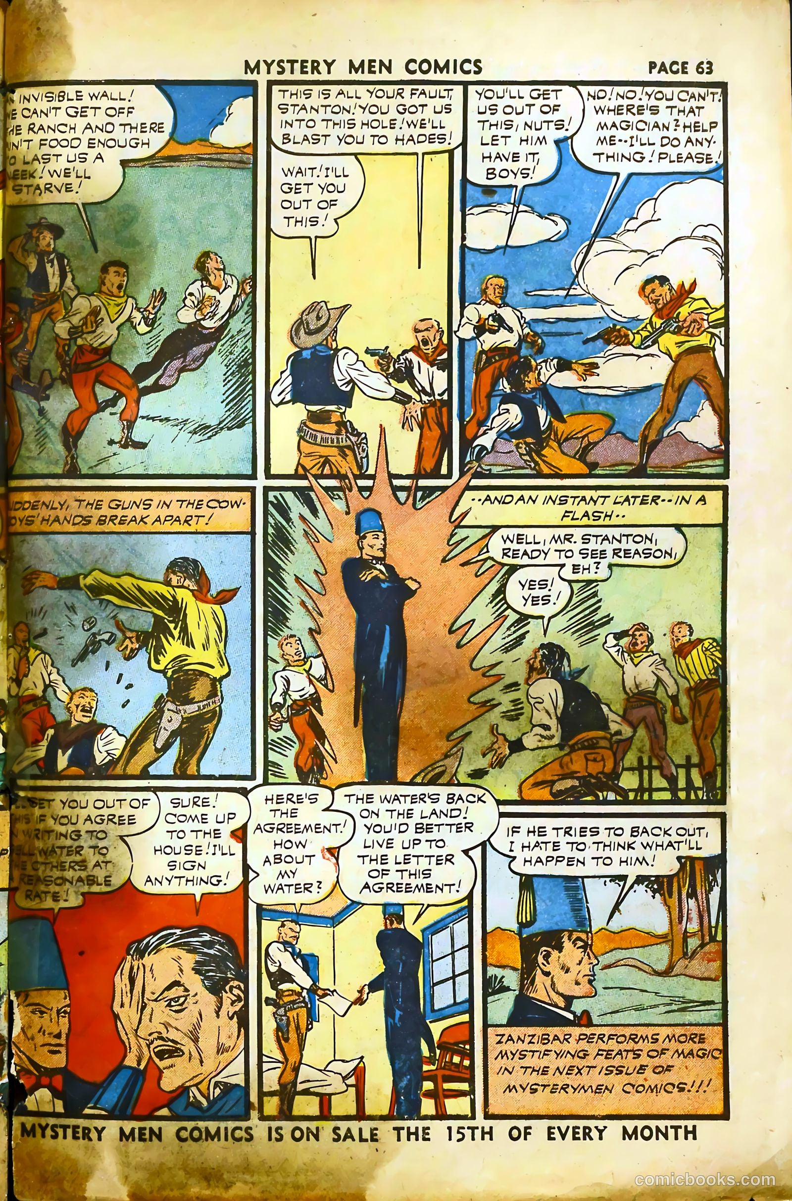 Mystery Men Comics #29 — page 64 of 67