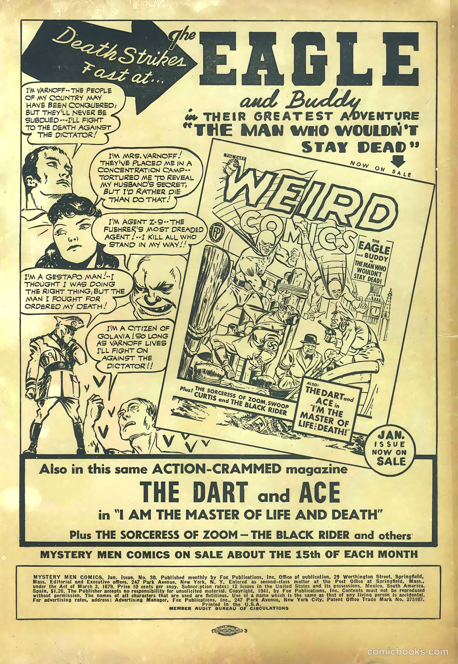 Mystery Men Comics #30 — page 2 of 68