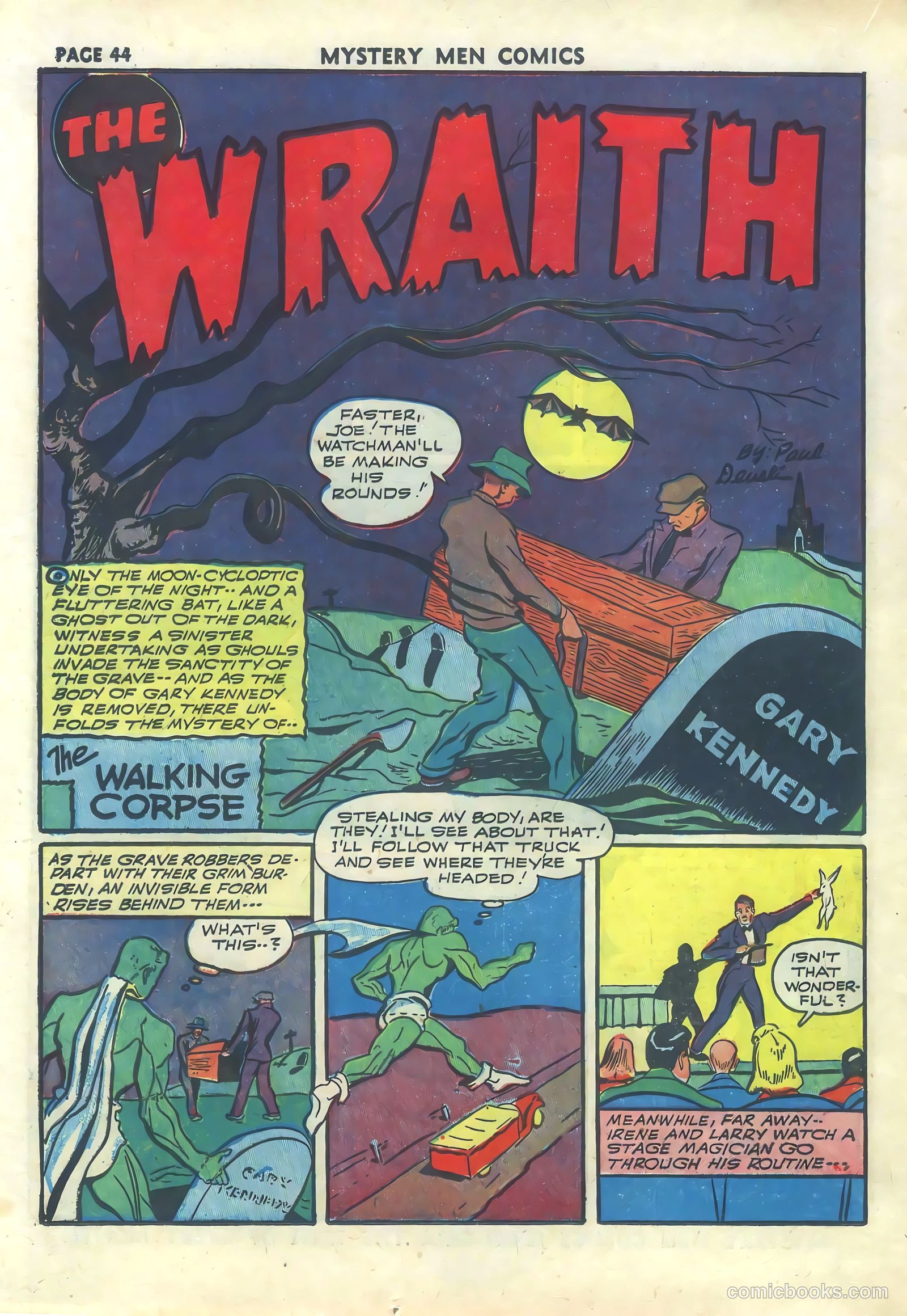 Mystery Men Comics #30 — page 46 of 68
