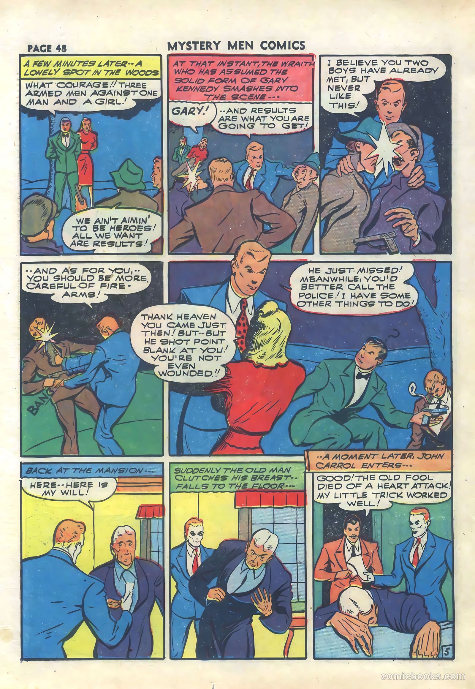 Mystery Men Comics #30 — page 50 of 68